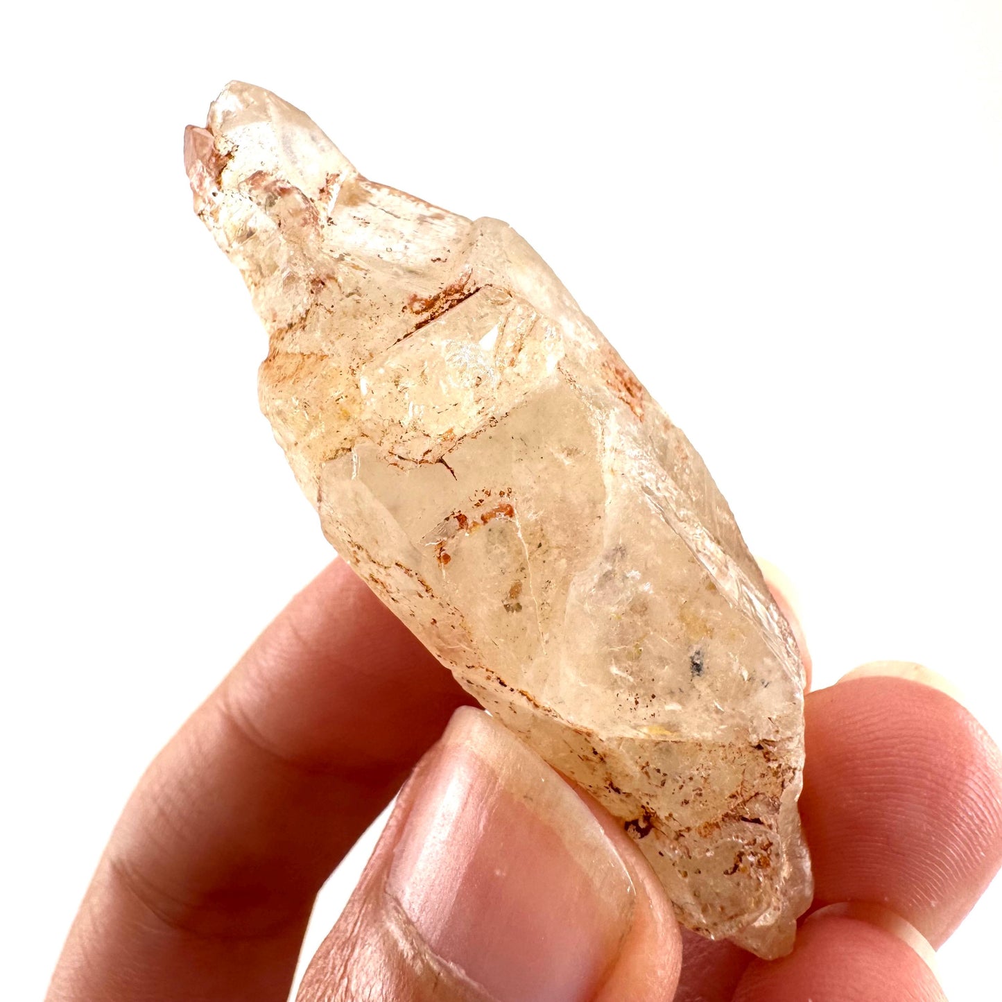 Petroleum Quartz | UV reactive firefly crystal, fluorescent mineral specimen from Madagascar