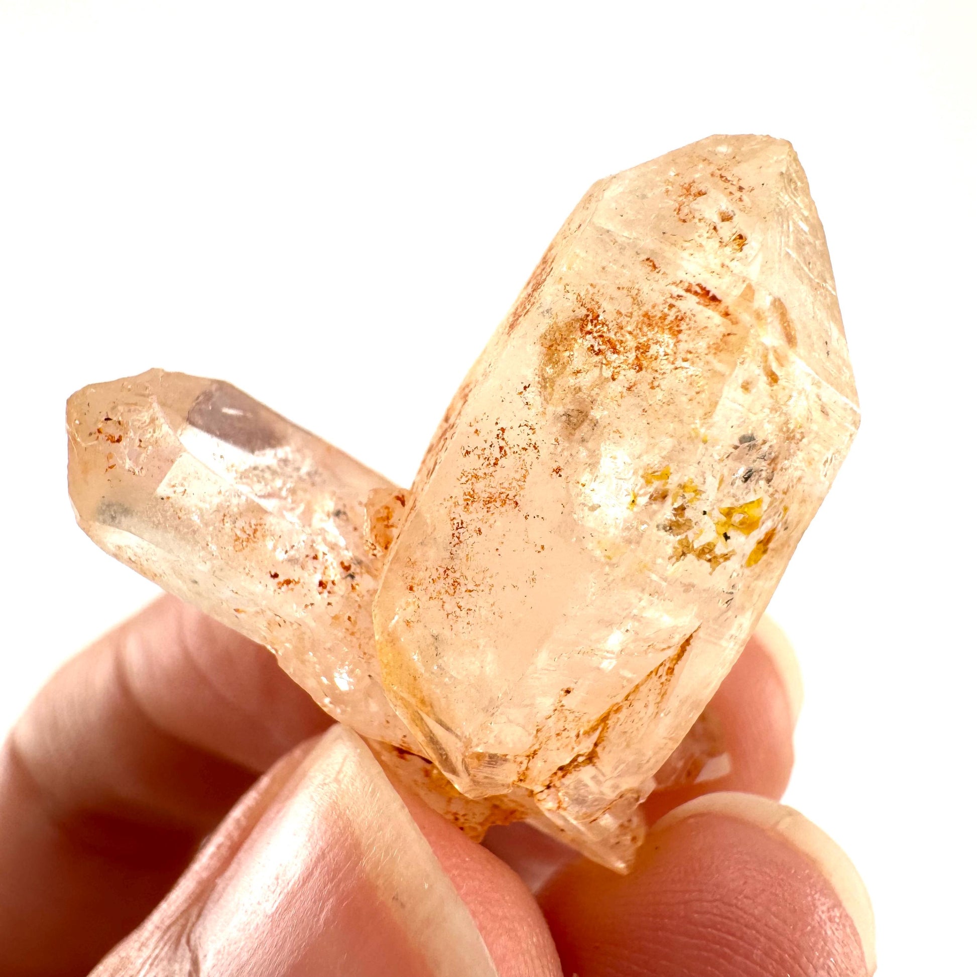 Petroleum Quartz | UV reactive firefly crystal, fluorescent mineral specimen from Madagascar