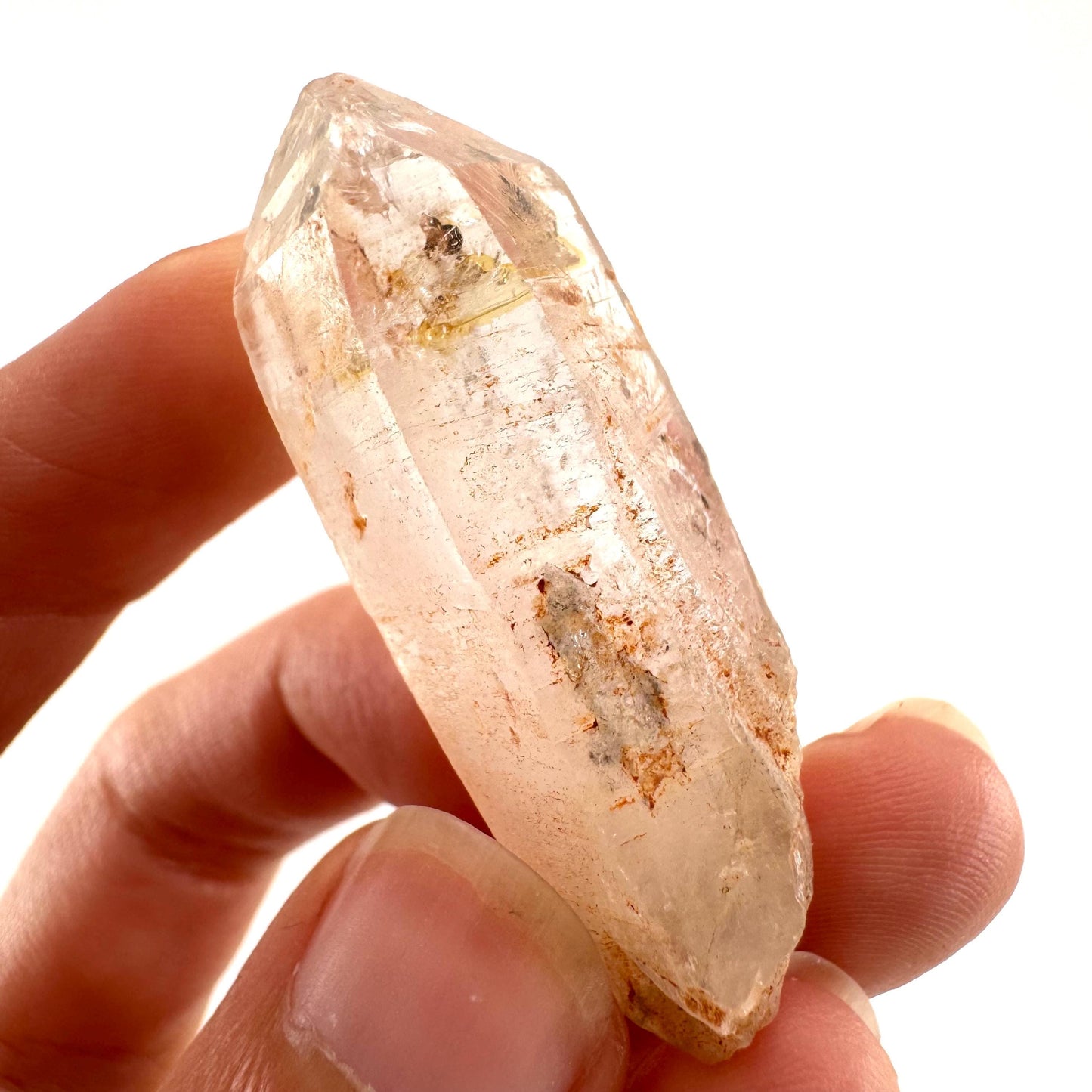 Petroleum Quartz | UV reactive firefly crystal, fluorescent mineral specimen from Madagascar