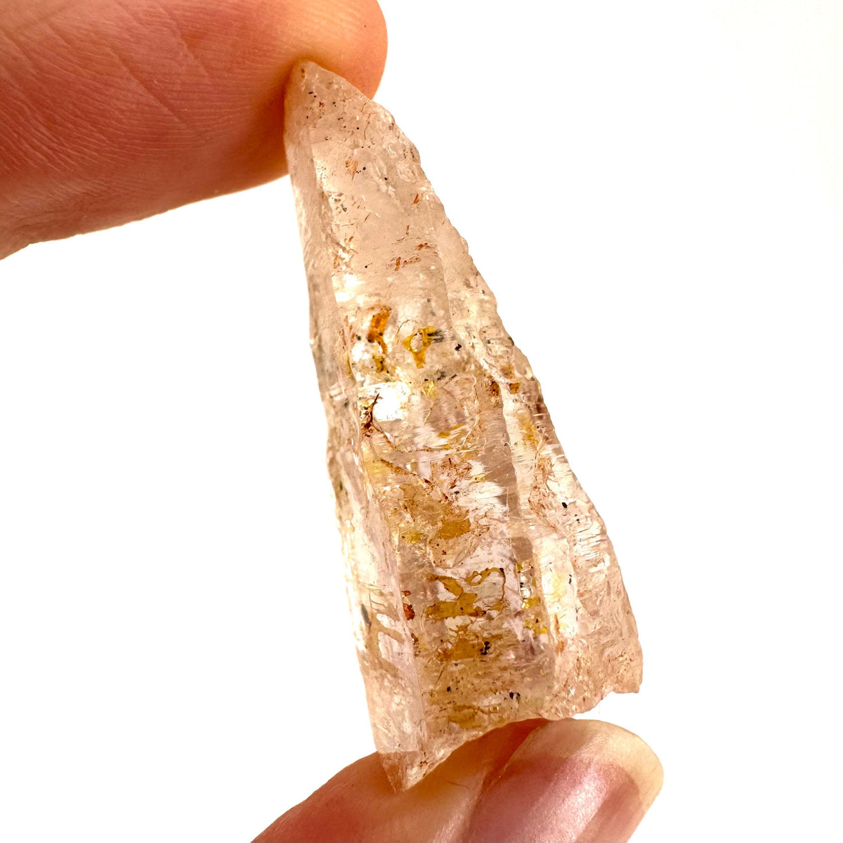 Petroleum Quartz | UV reactive firefly crystal, fluorescent mineral specimen from Madagascar