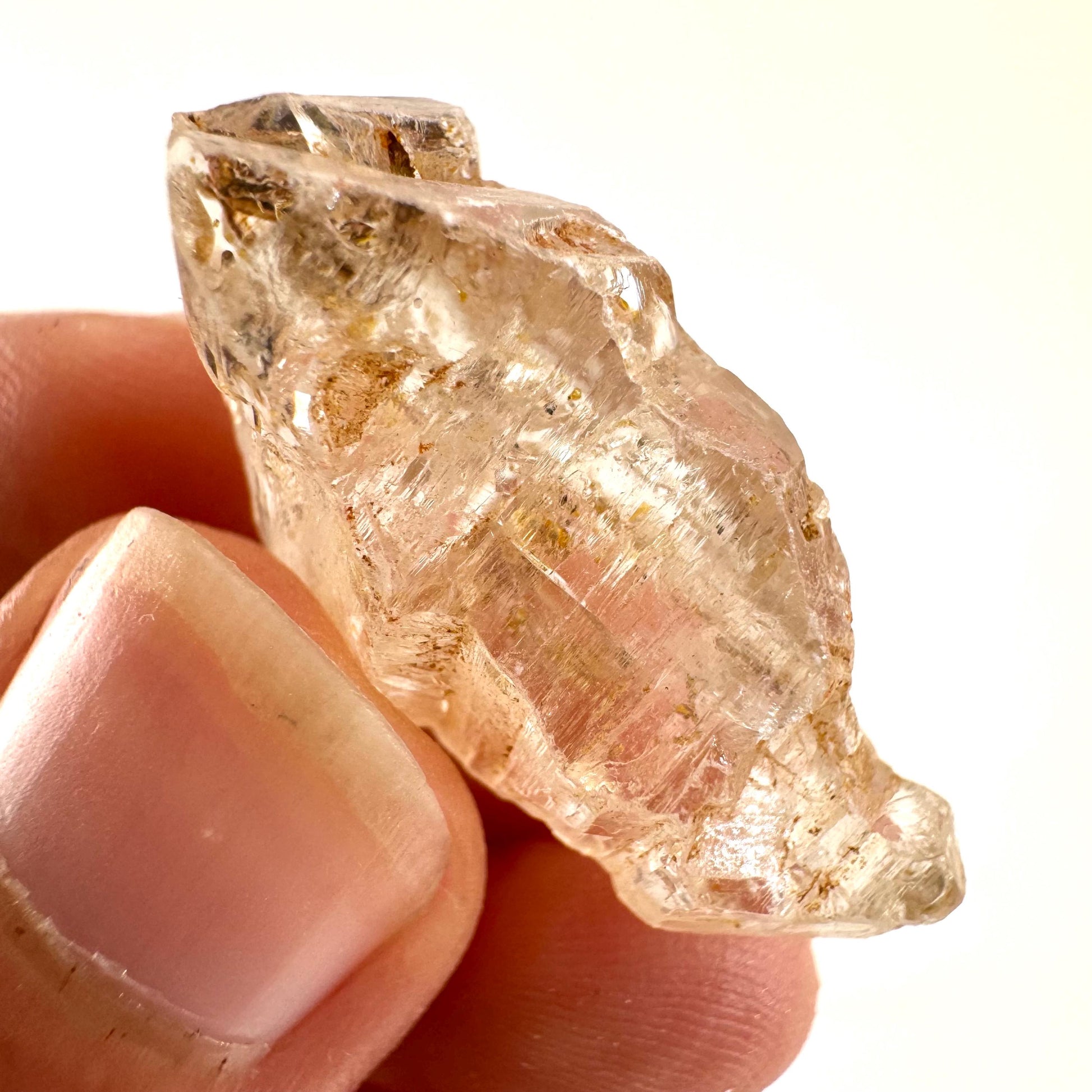 Petroleum Quartz | UV reactive firefly crystal, fluorescent mineral specimen from Madagascar