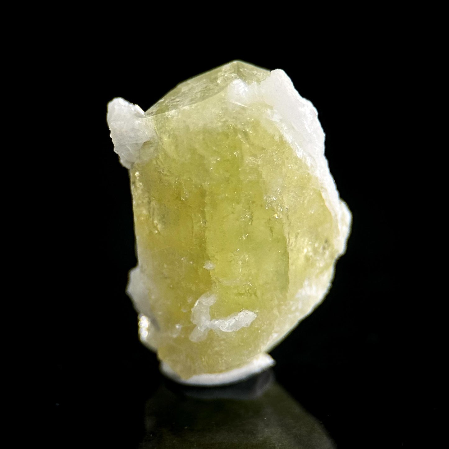 Brazilianite | yellow crystal, mineral specimen from Brazil