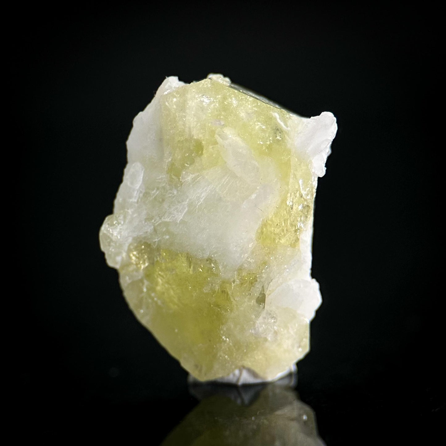 Brazilianite | yellow crystal, mineral specimen from Brazil
