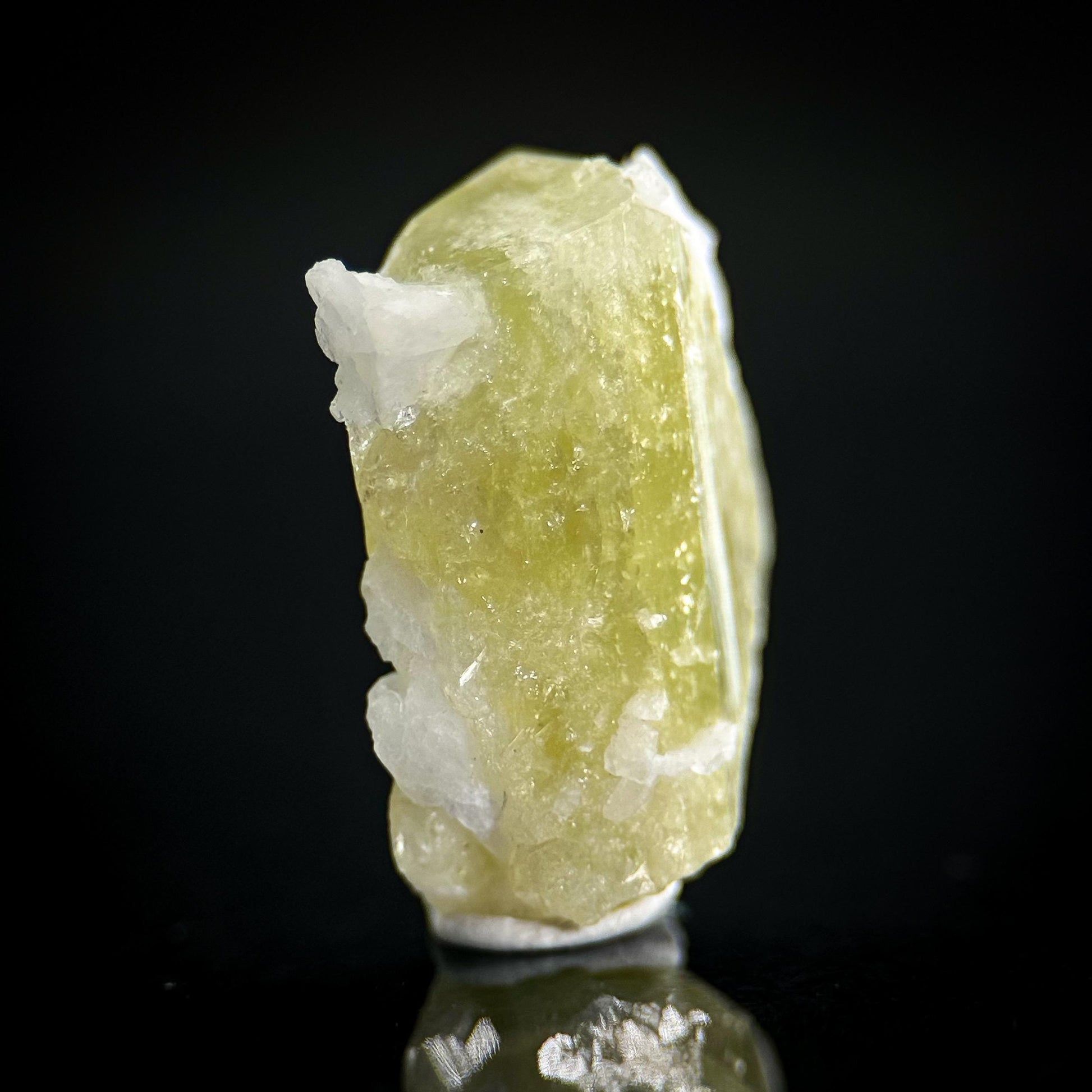 Brazilianite | yellow crystal, mineral specimen from Brazil