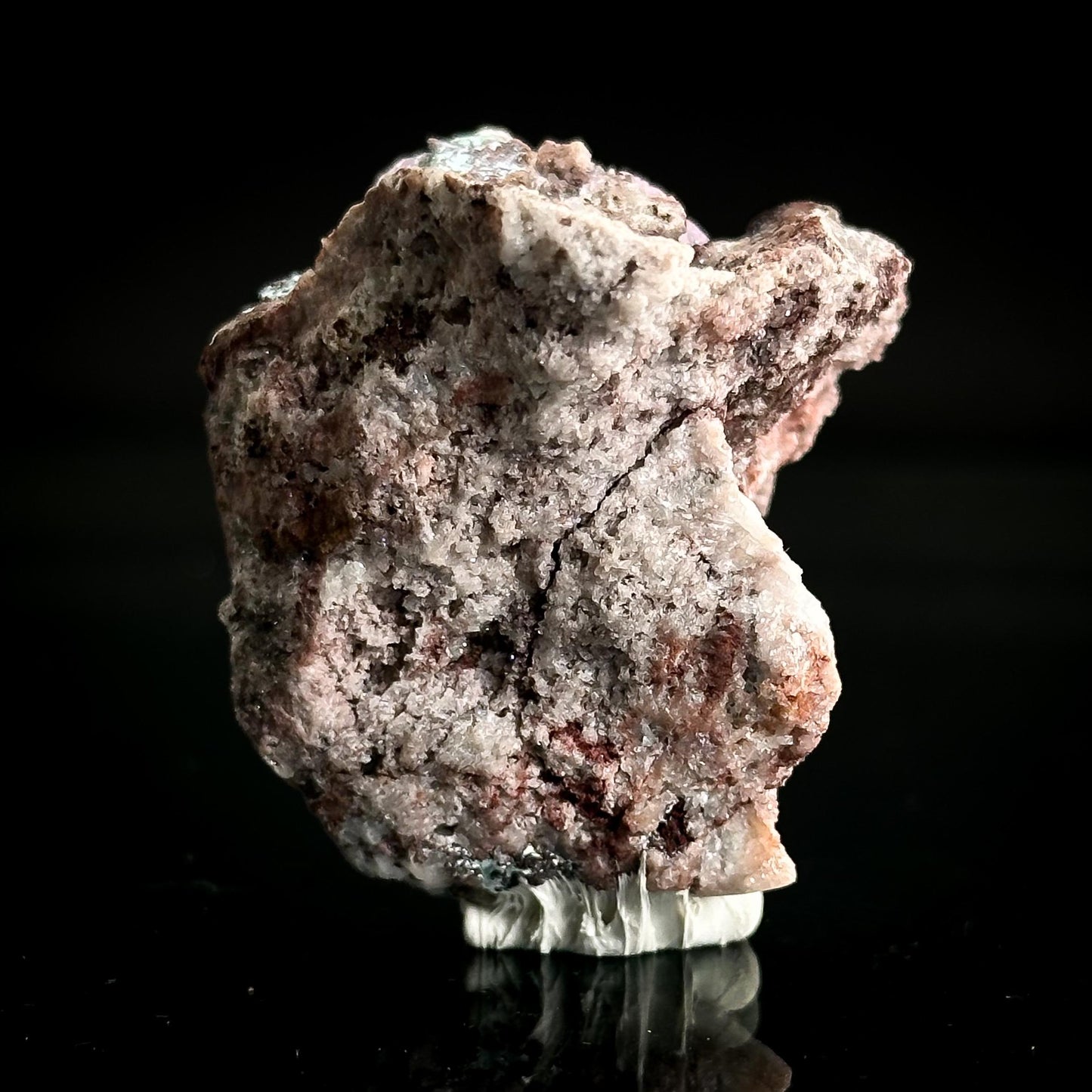 Gem Cobaltoan Calcite with Bisbeeite | translucent pink crystal cluster, mineral specimen