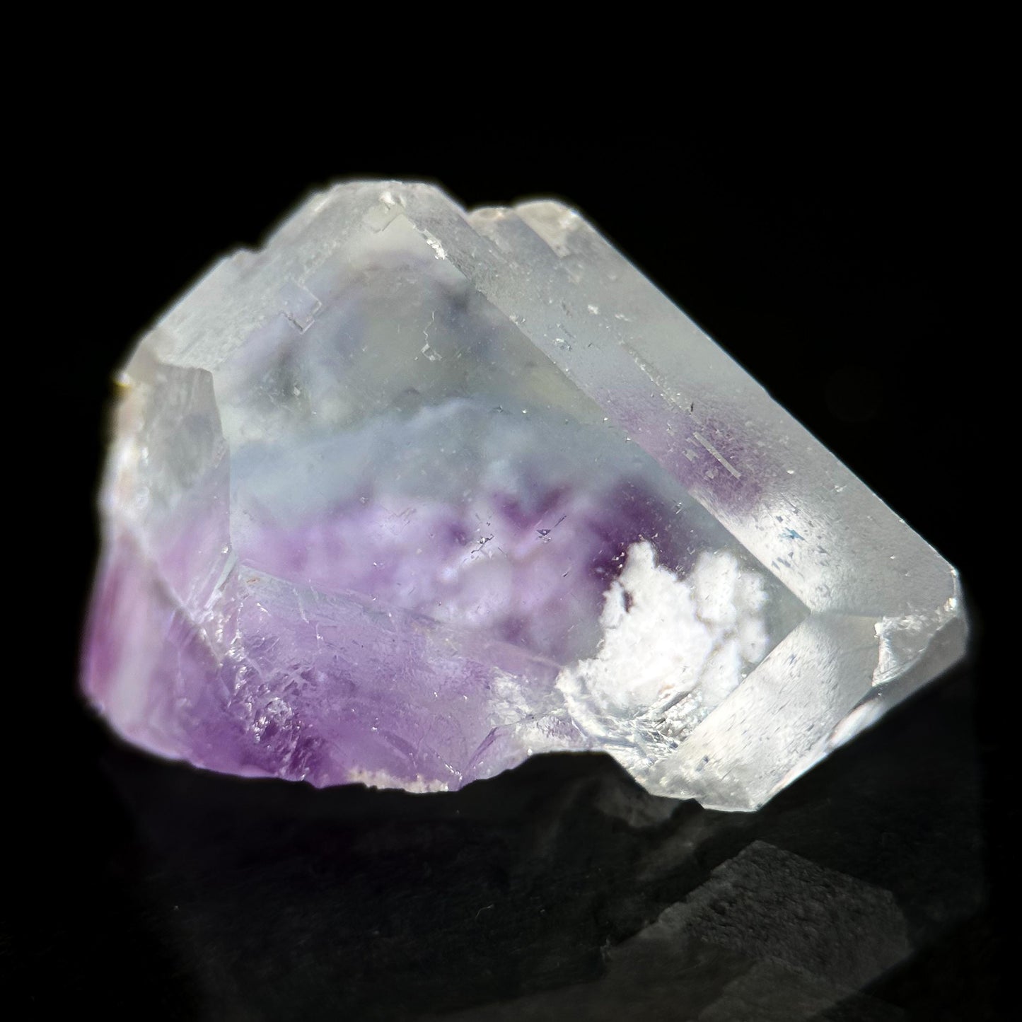 Fluorite | blue & purple crystal, mineral specimen from Berbes, Spain