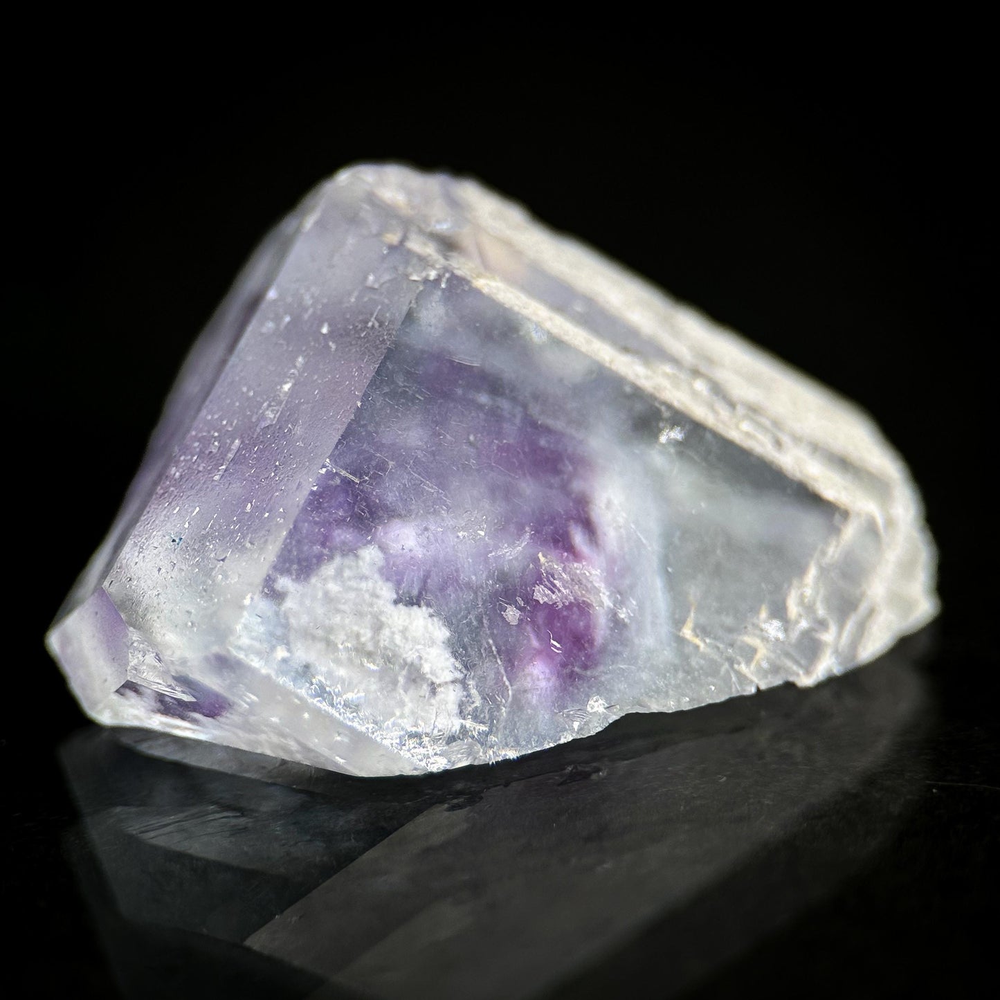 Fluorite | blue & purple crystal, mineral specimen from Berbes, Spain