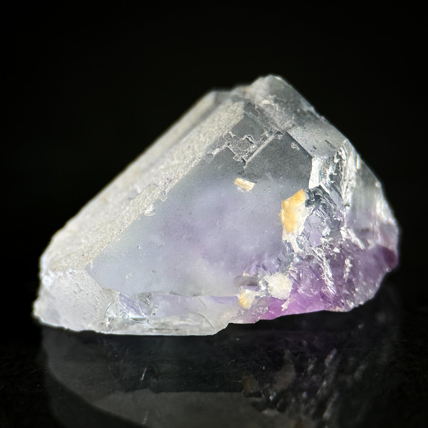 Fluorite | blue & purple crystal, mineral specimen from Berbes, Spain