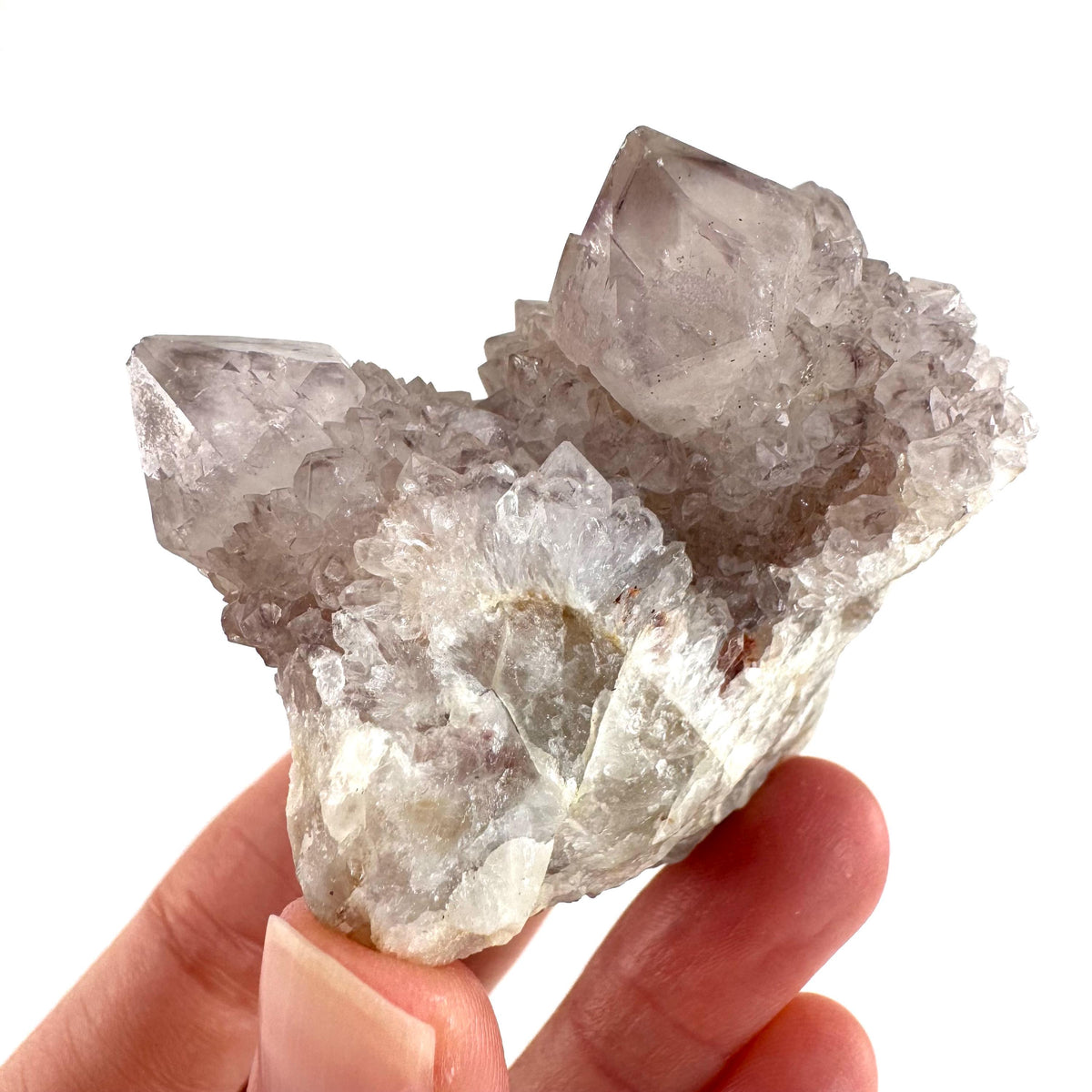 Spirit Quartz | Amethyst Crystal Cluster, Mineral Specimen from South Africa