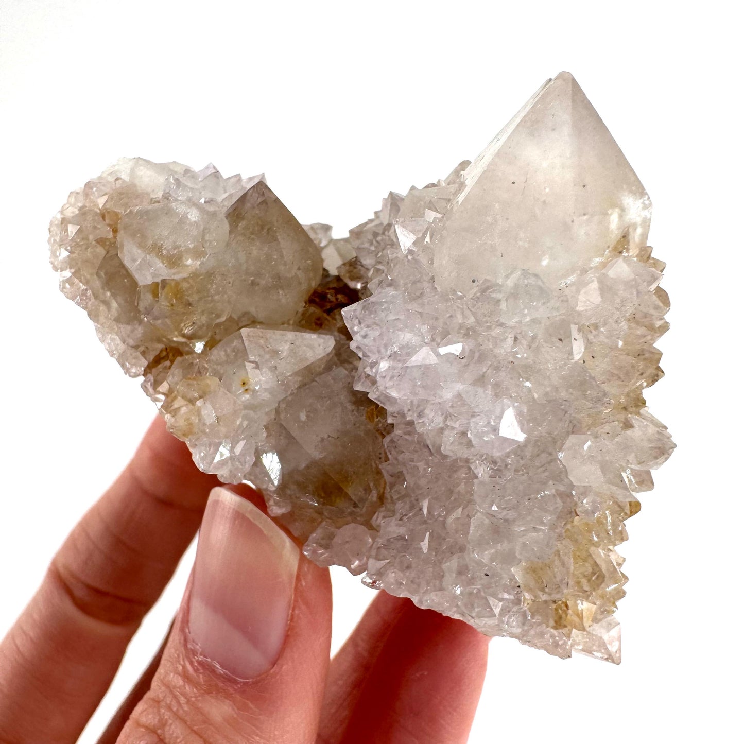 Spirit Quartz | Amethyst Crystal Cluster, Mineral Specimen from South Africa