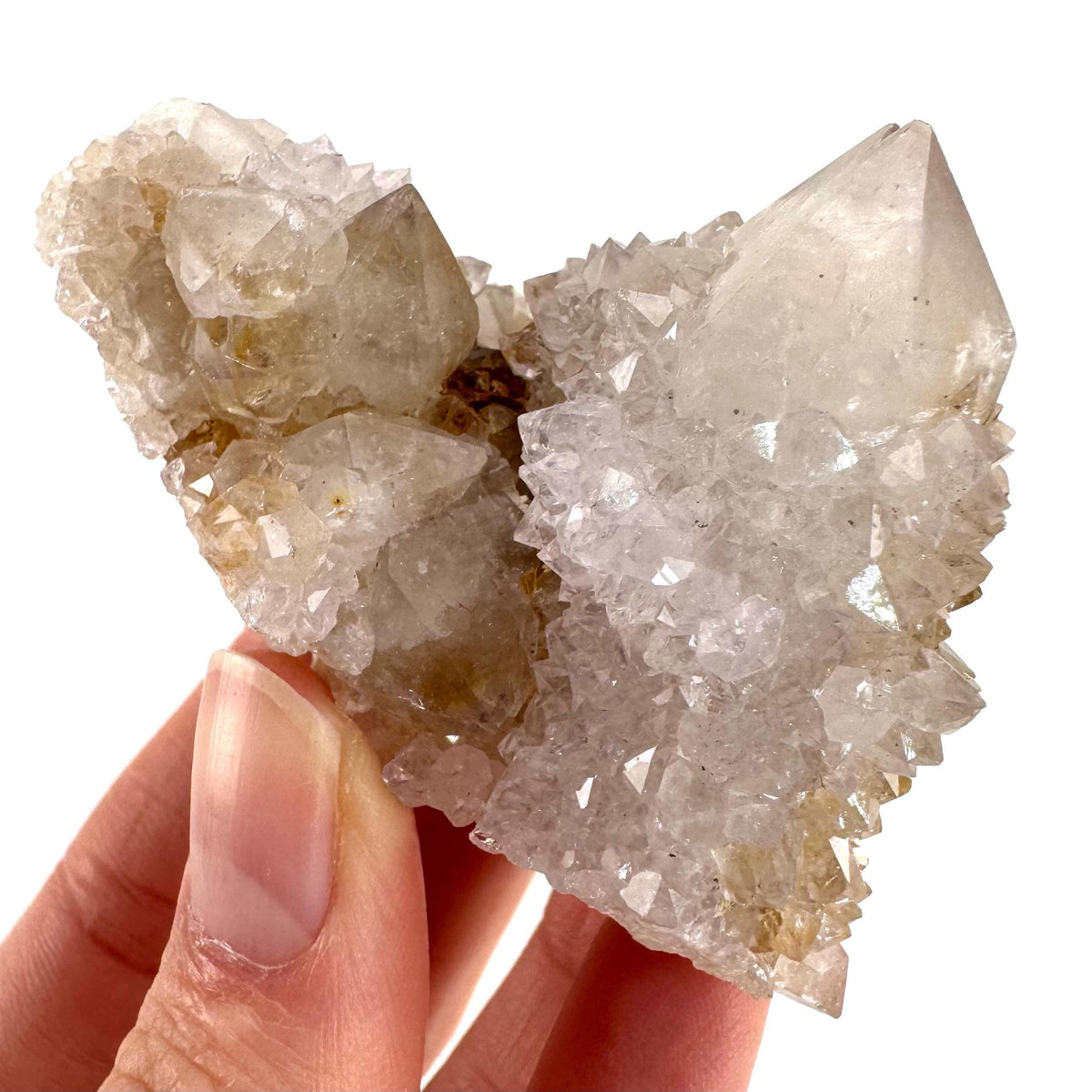 Spirit Quartz | Amethyst Crystal Cluster, Mineral Specimen from South Africa