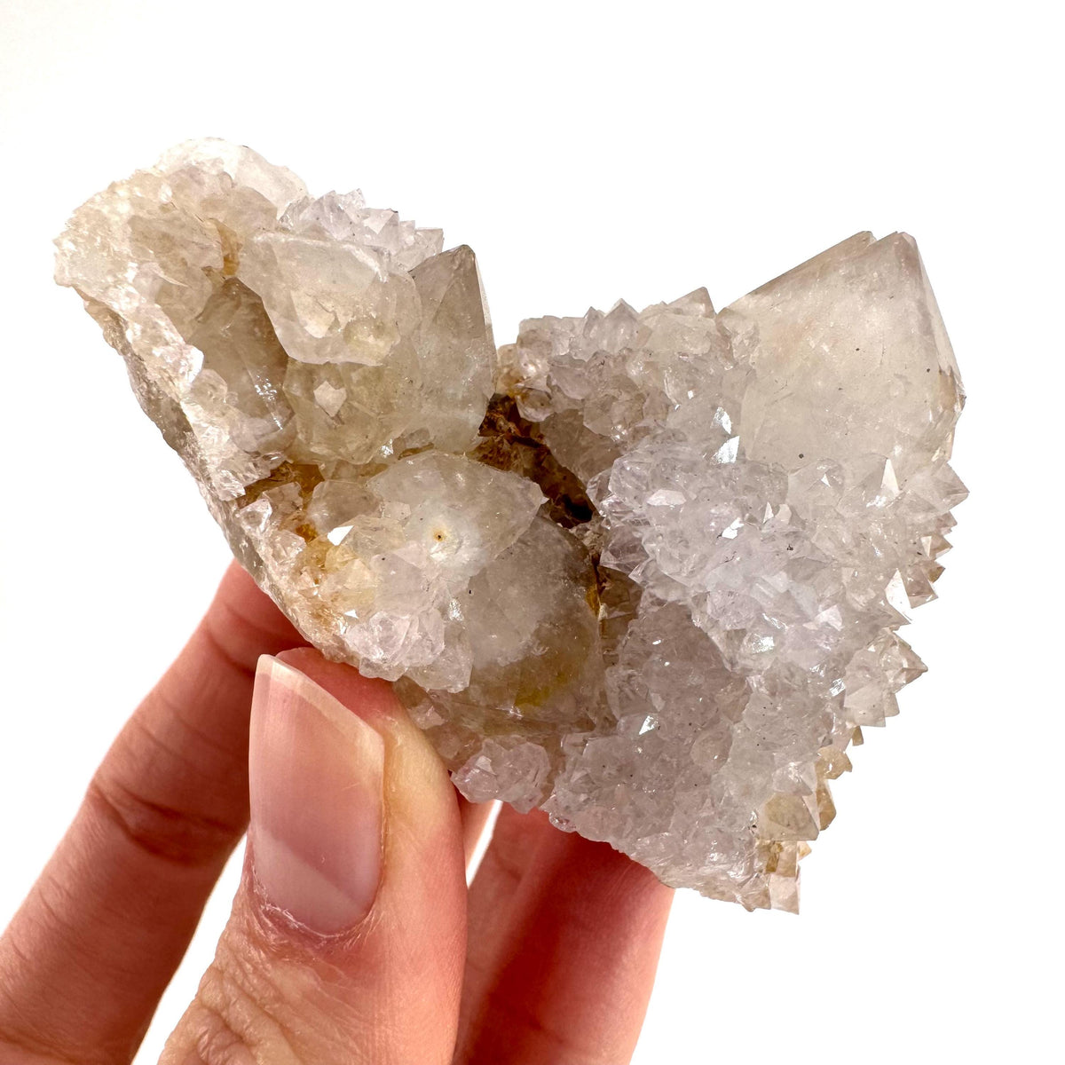 Spirit Quartz | Amethyst Crystal Cluster, Mineral Specimen from South Africa