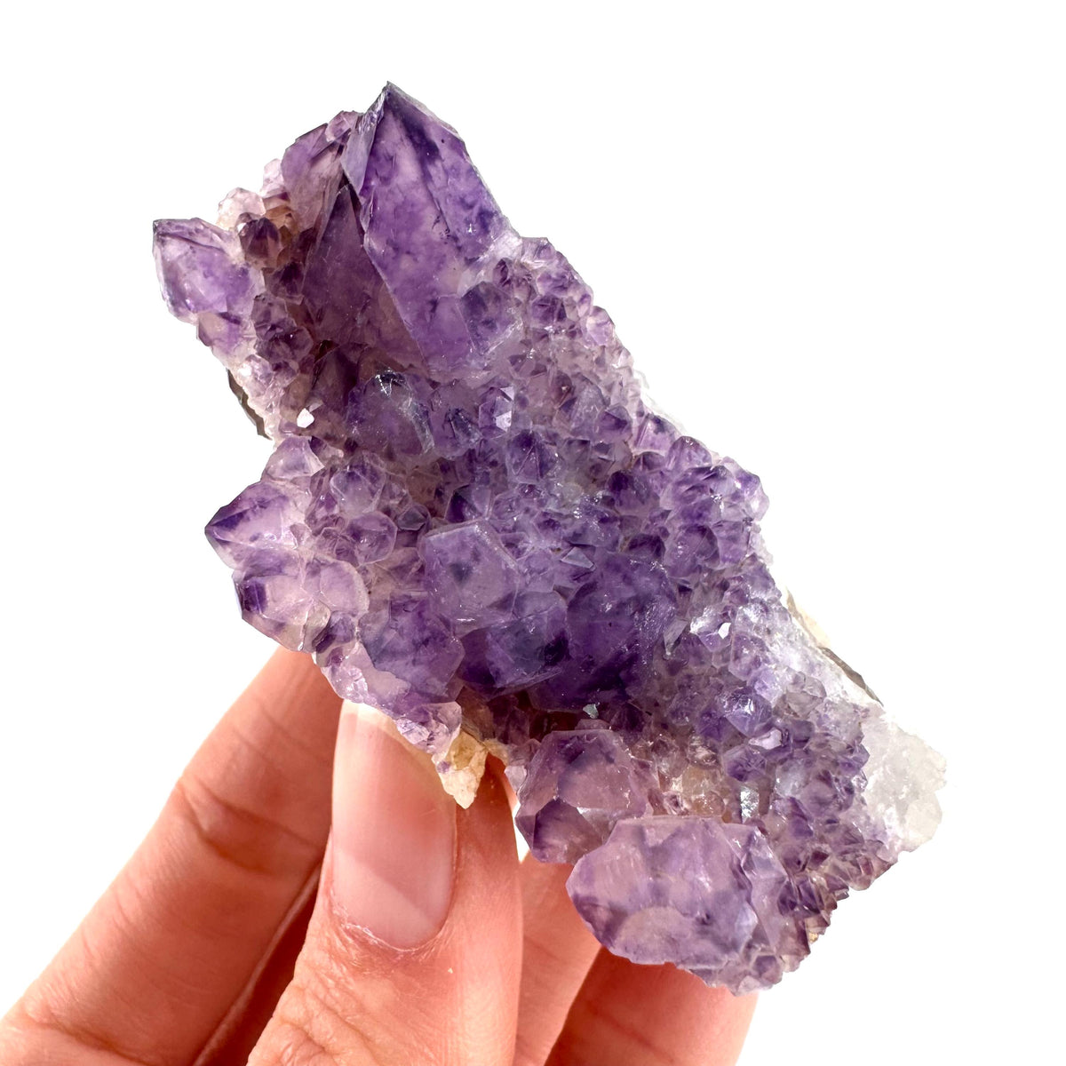 Spirit Quartz | Amethyst Crystal Cluster, Mineral Specimen from South Africa