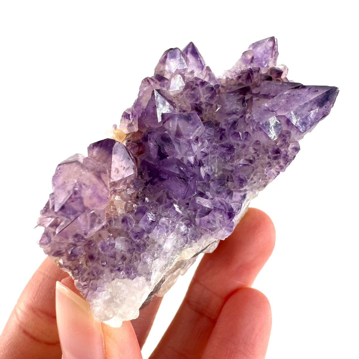 Spirit Quartz | Amethyst Crystal Cluster, Mineral Specimen from South Africa