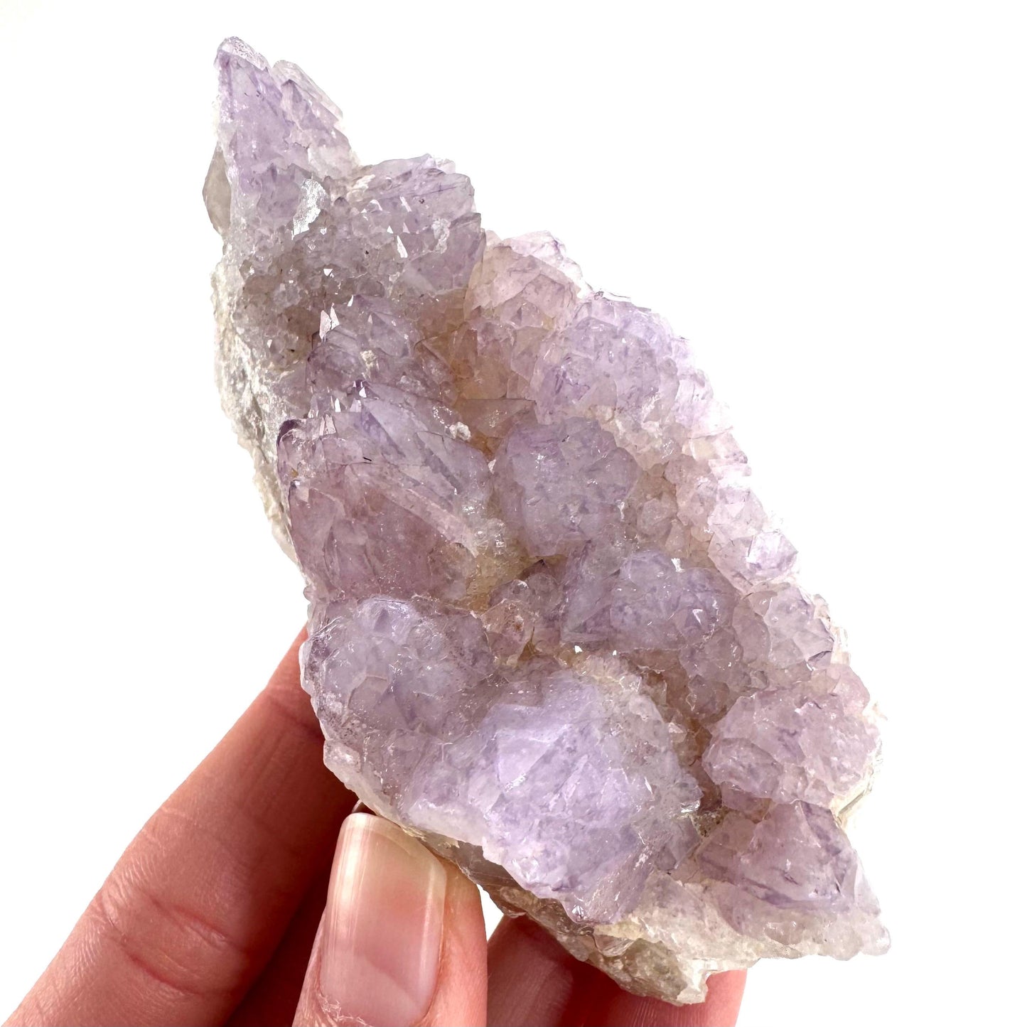 Spirit Quartz | Amethyst Crystal Cluster, Mineral Specimen from South Africa