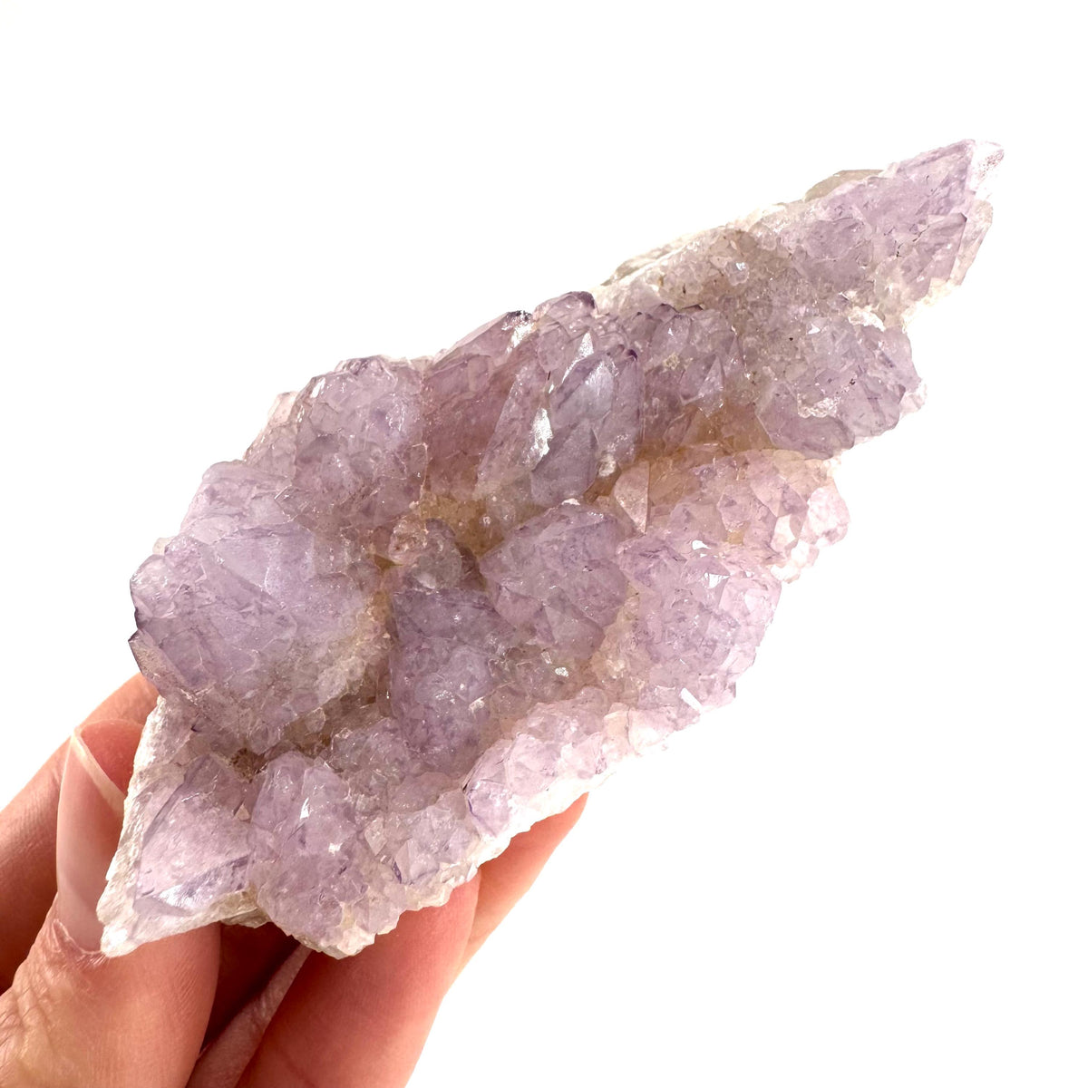 Spirit Quartz | Amethyst Crystal Cluster, Mineral Specimen from South Africa