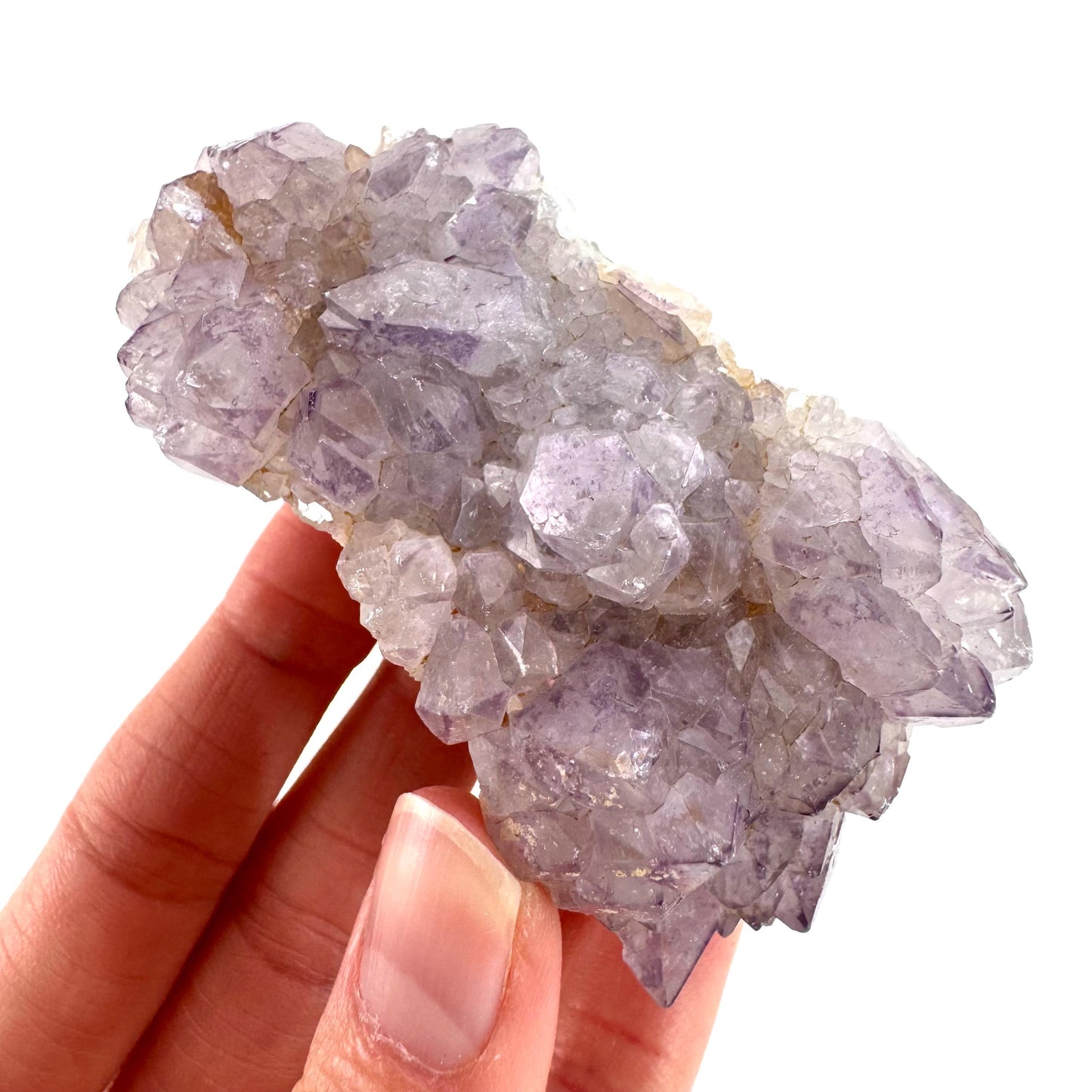 Spirit Quartz | Amethyst Crystal Cluster, Mineral Specimen from South Africa