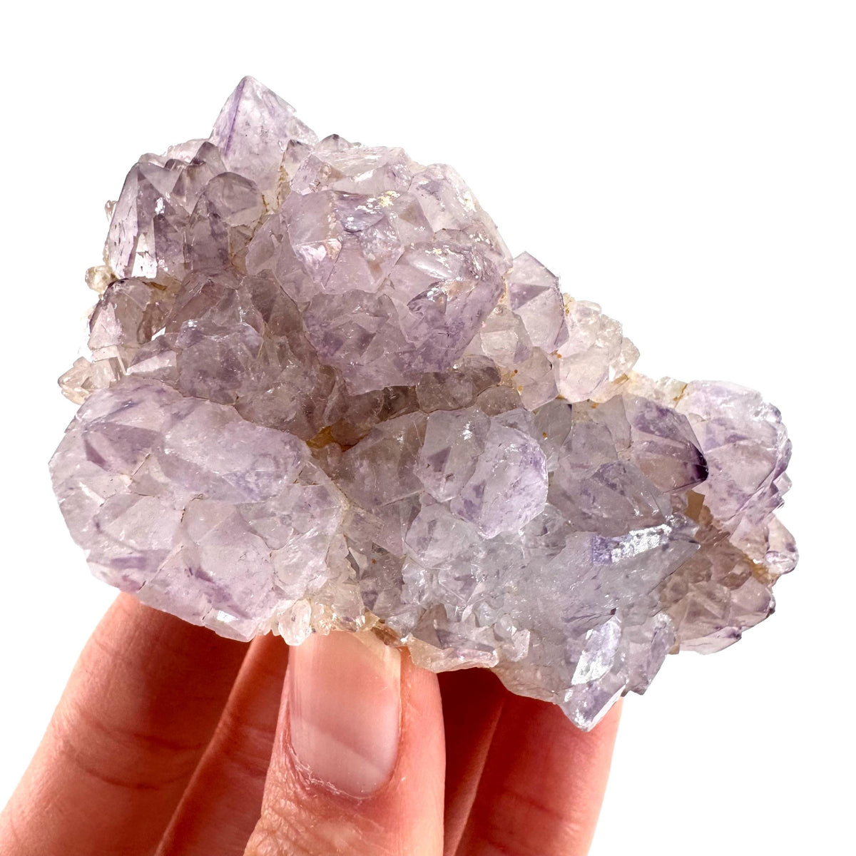 Spirit Quartz | Amethyst Crystal Cluster, Mineral Specimen from South Africa
