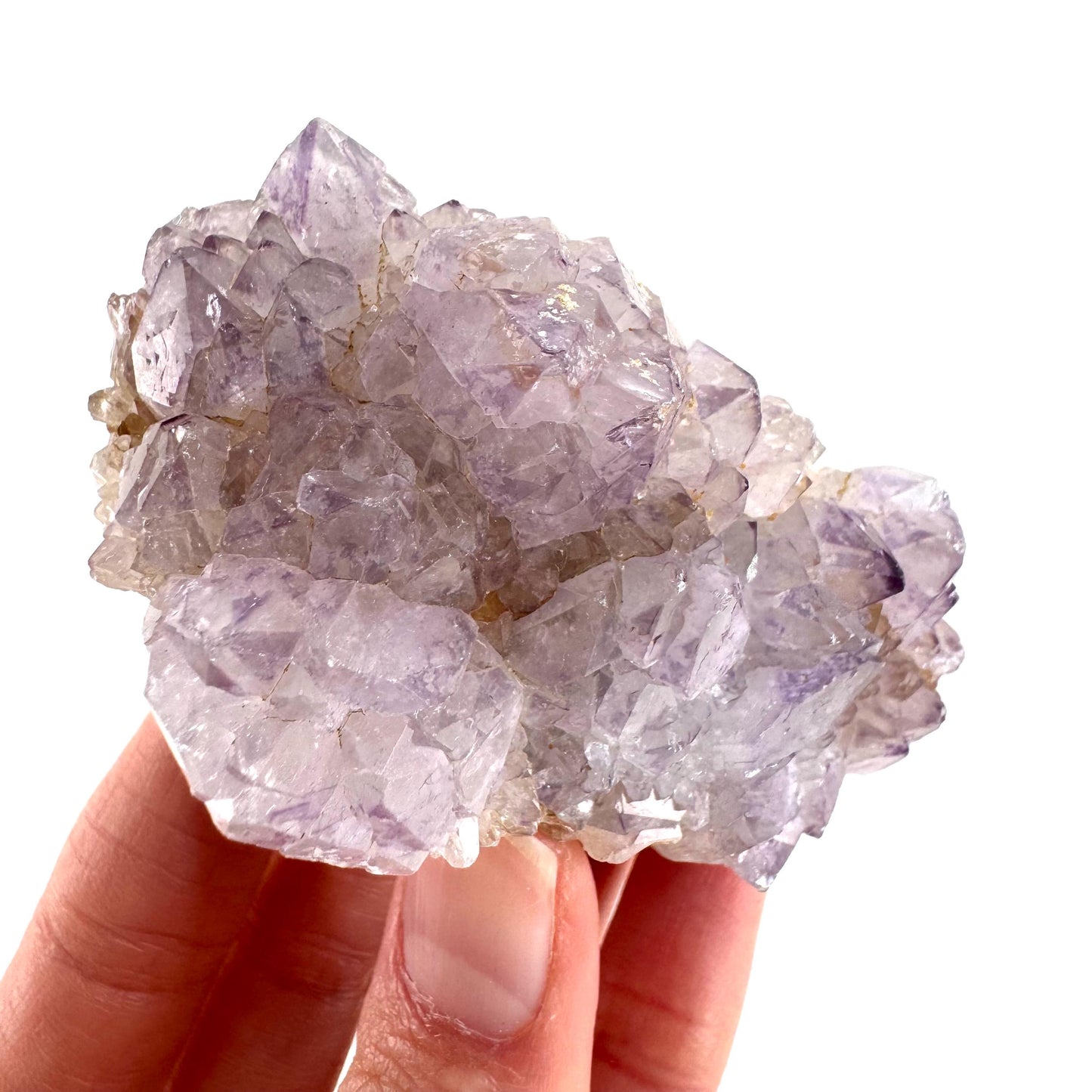 Spirit Quartz | Amethyst Crystal Cluster, Mineral Specimen from South Africa