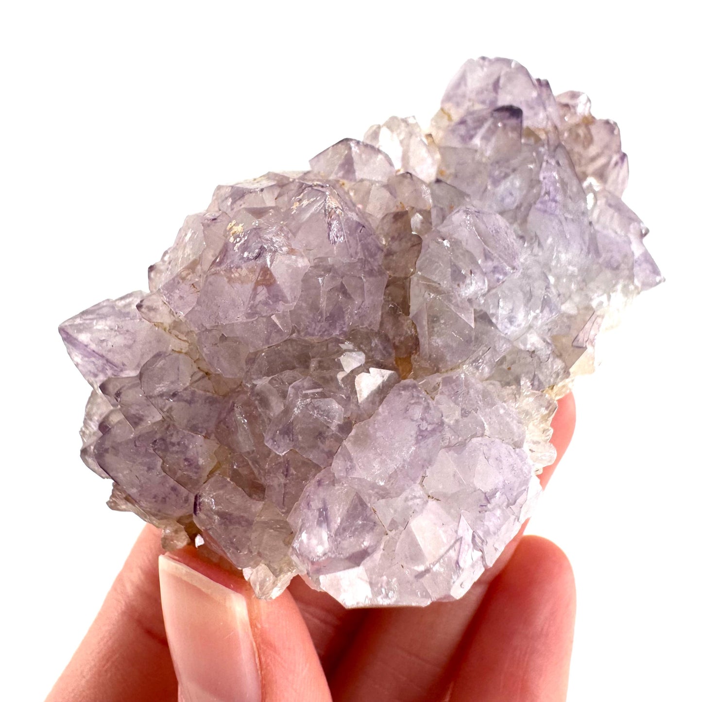 Spirit Quartz | Amethyst Crystal Cluster, Mineral Specimen from South Africa