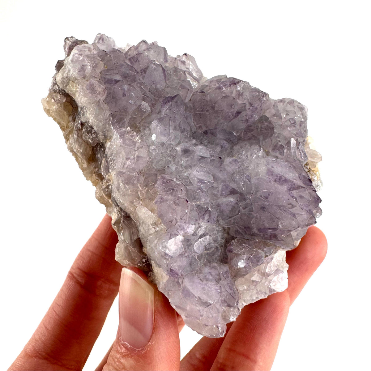 Spirit Quartz | Amethyst Crystal Cluster, Mineral Specimen from South Africa