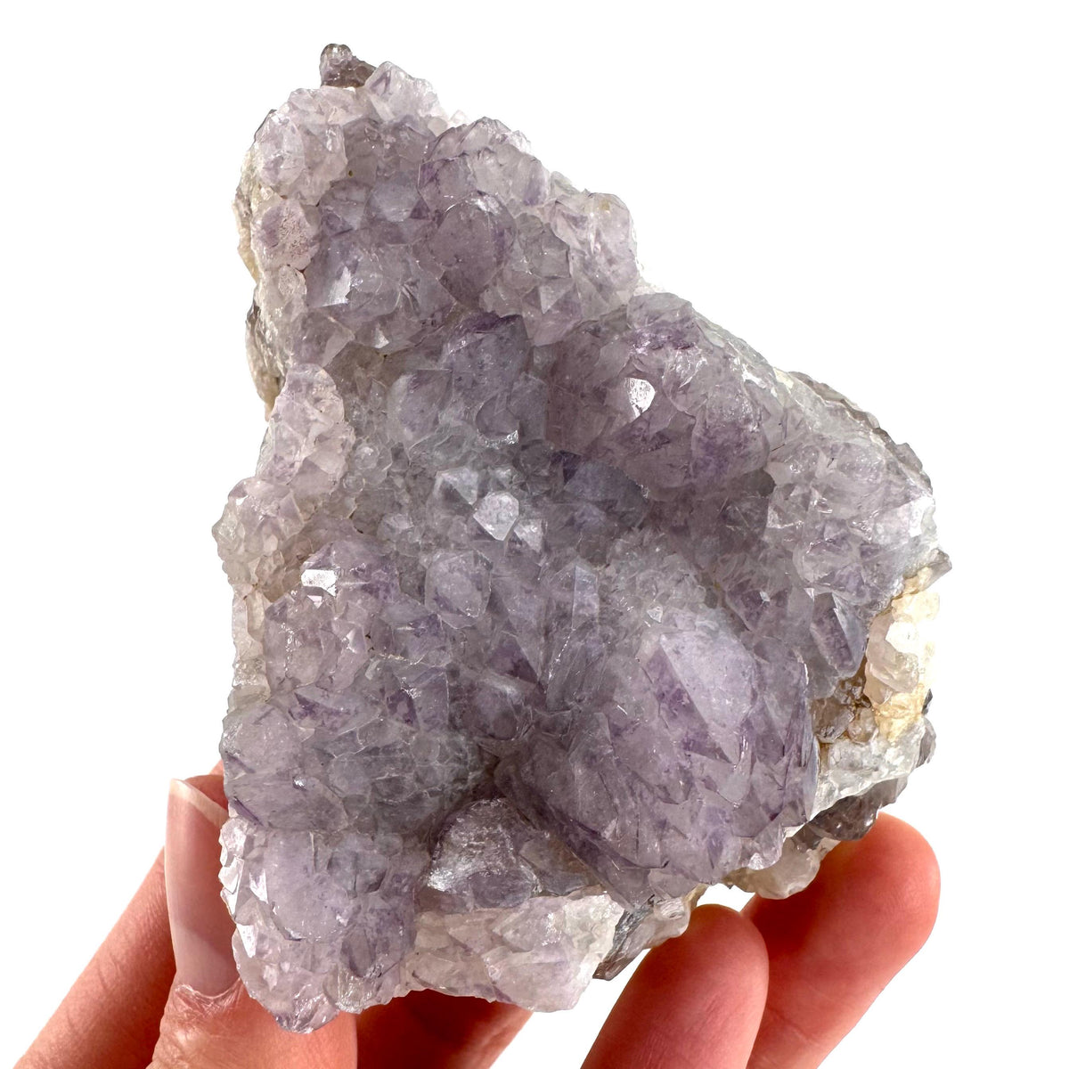 Spirit Quartz | Amethyst Crystal Cluster, Mineral Specimen from South Africa