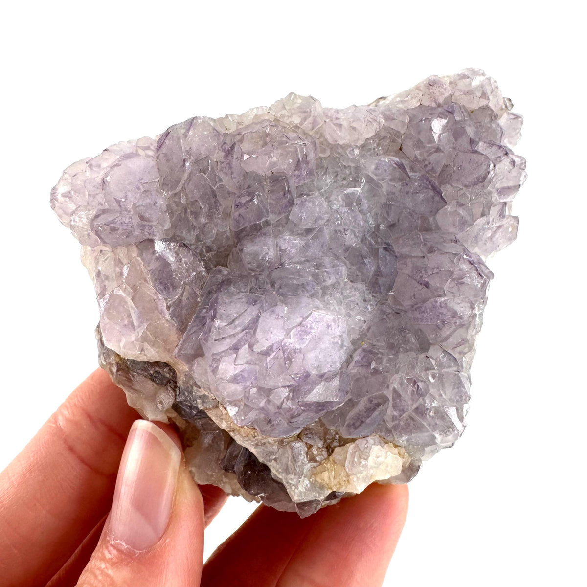 Spirit Quartz | Amethyst Crystal Cluster, Mineral Specimen from South Africa