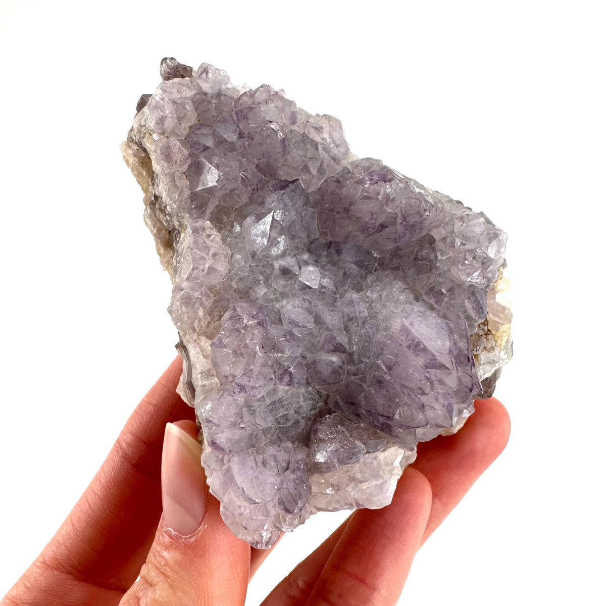 Spirit Quartz | Amethyst Crystal Cluster, Mineral Specimen from South Africa