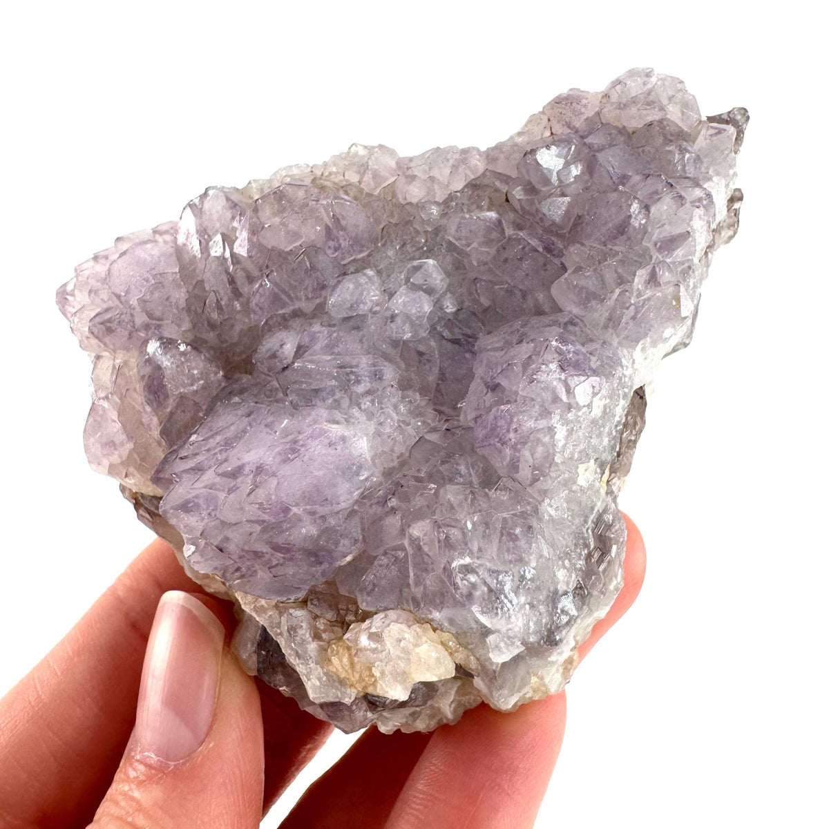 Spirit Quartz | Amethyst Crystal Cluster, Mineral Specimen from South Africa
