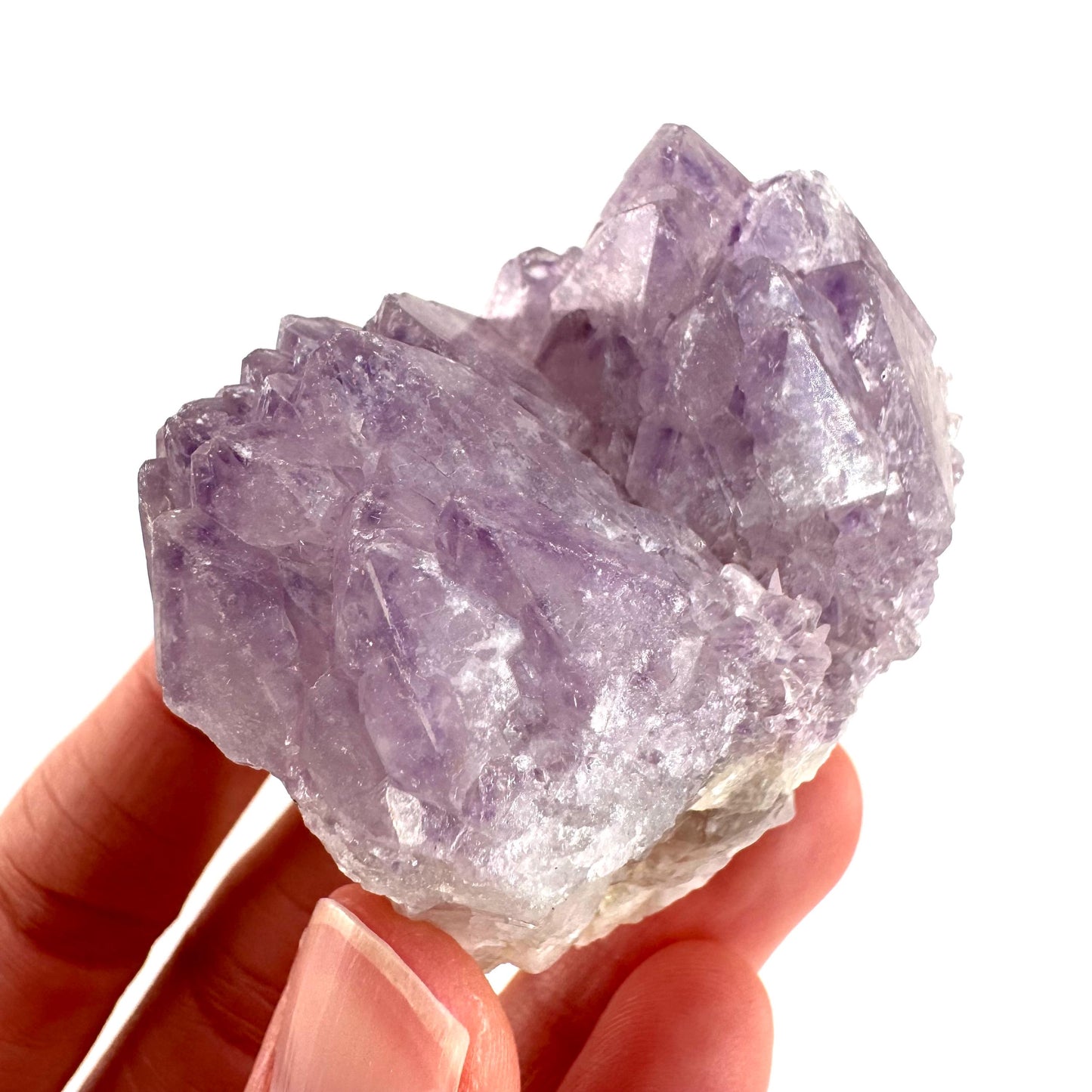 Spirit Quartz | Amethyst Crystal Cluster, Mineral Specimen from South Africa