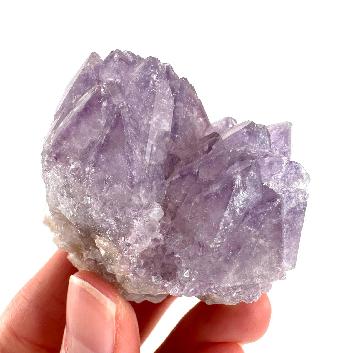 Spirit Quartz | Amethyst Crystal Cluster, Mineral Specimen from South Africa