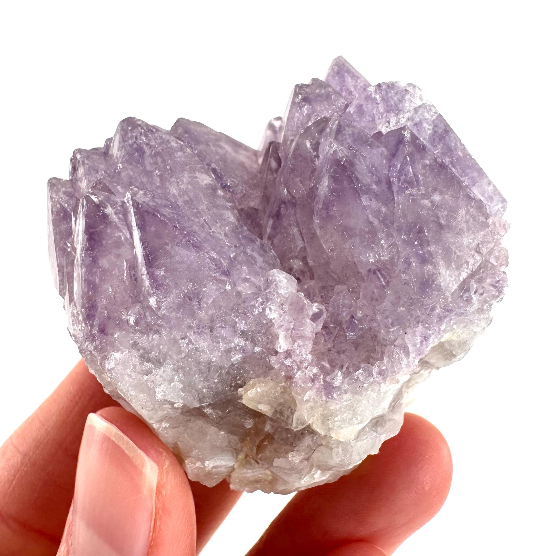 Spirit Quartz | Amethyst Crystal Cluster, Mineral Specimen from South Africa