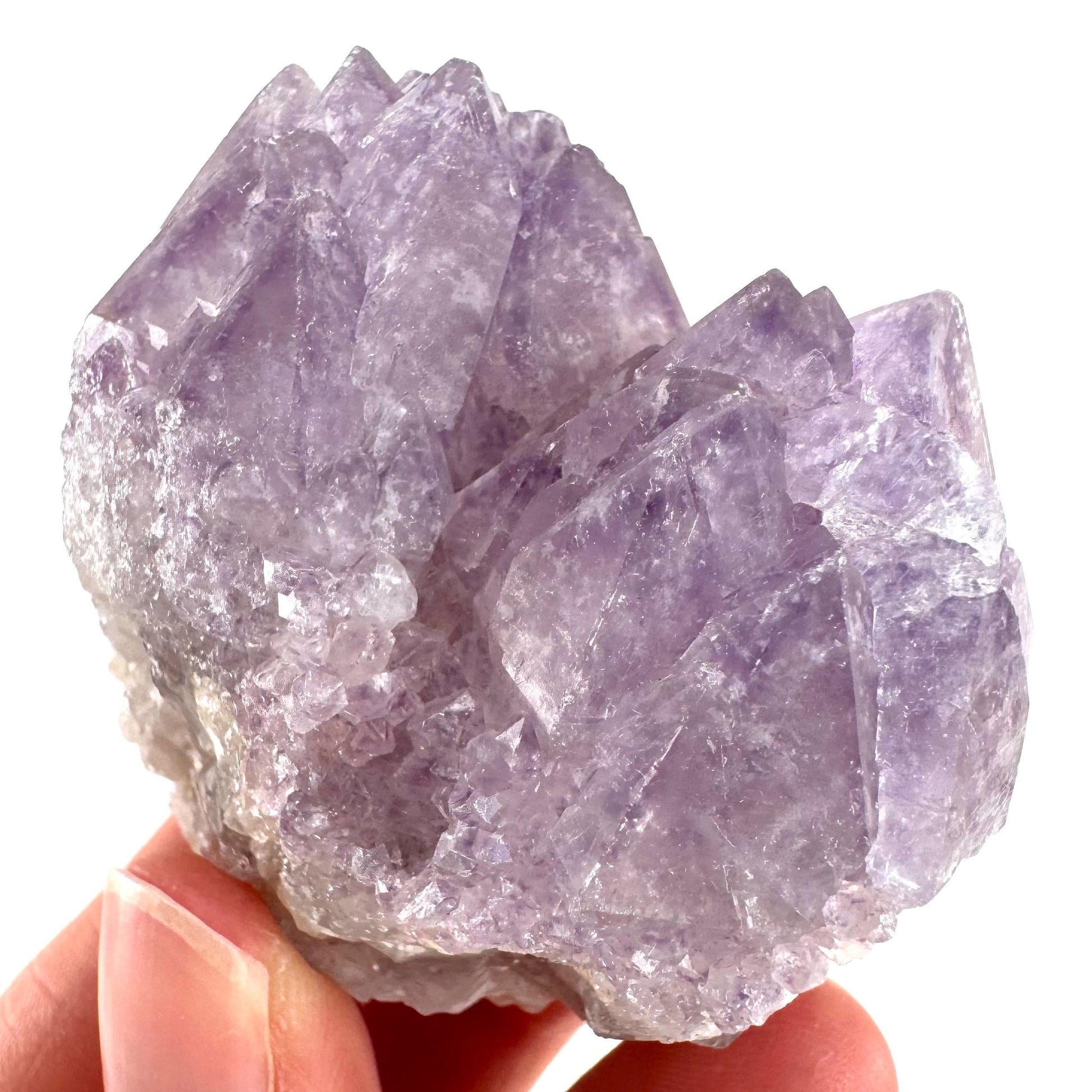 Spirit Quartz | Amethyst Crystal Cluster, Mineral Specimen from South Africa