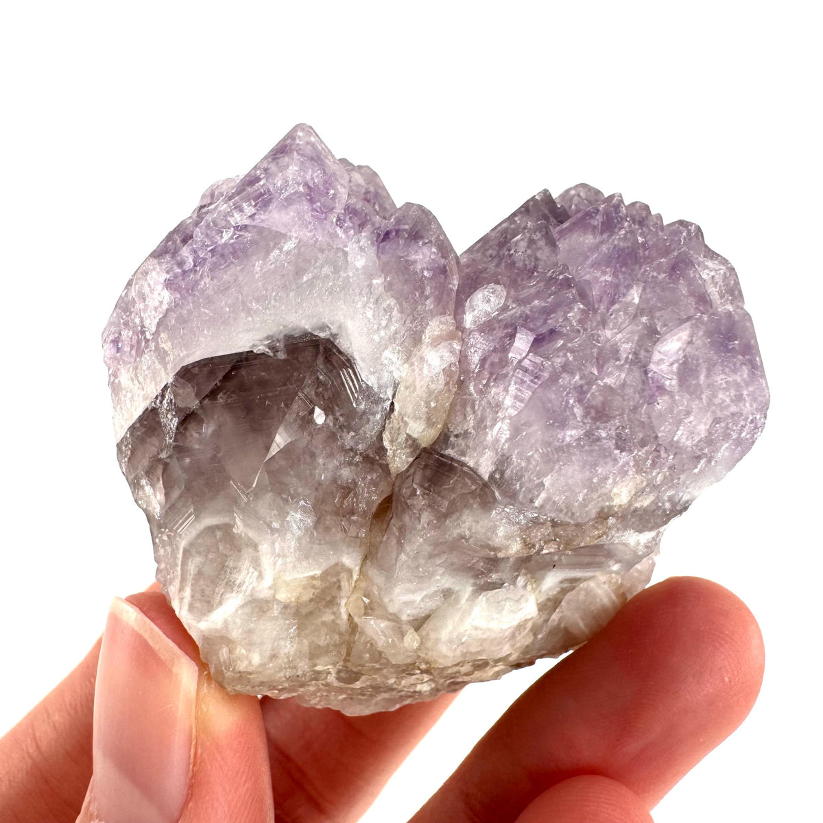Spirit Quartz | Amethyst Crystal Cluster, Mineral Specimen from South Africa
