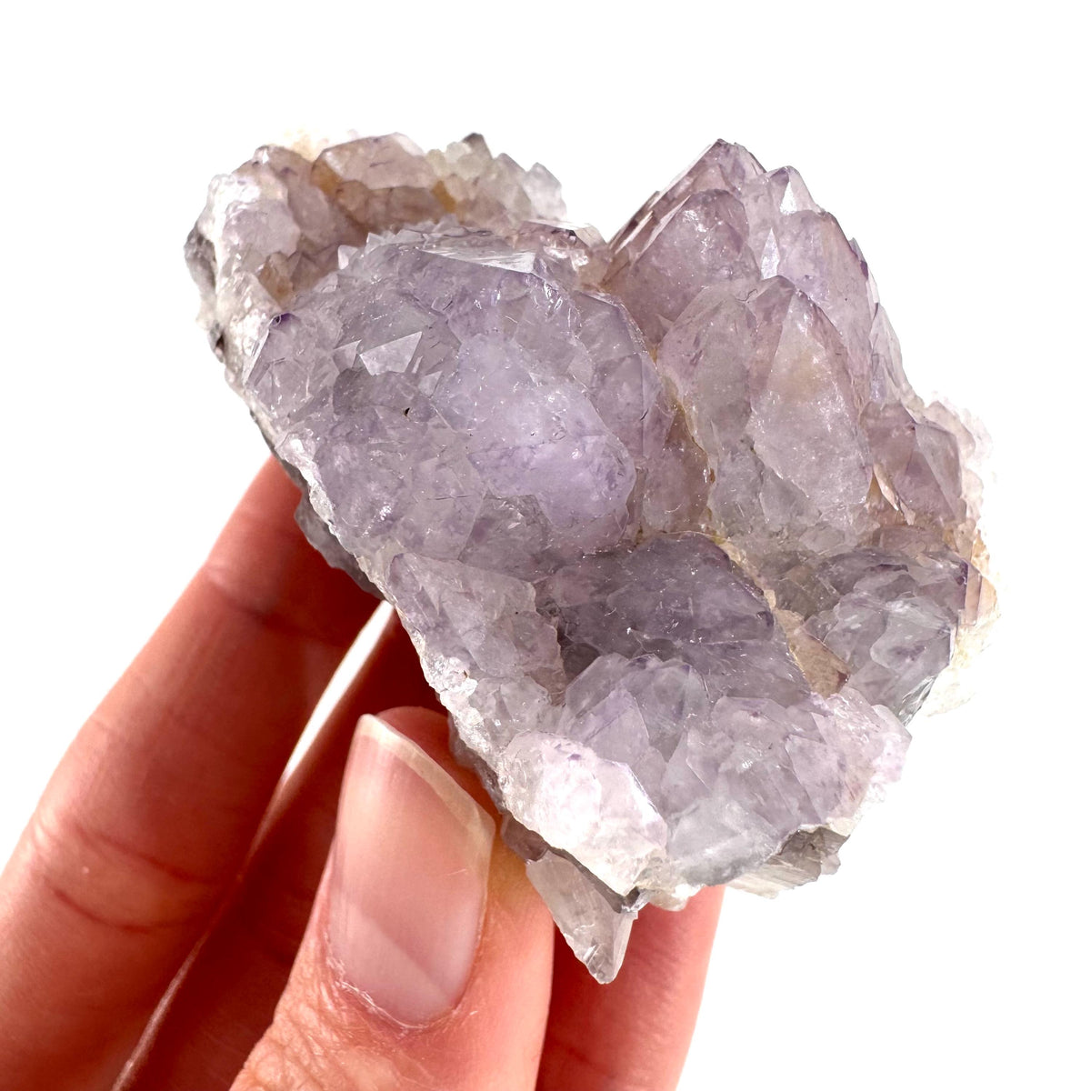 Spirit Quartz | Amethyst Crystal Cluster, Mineral Specimen from South Africa