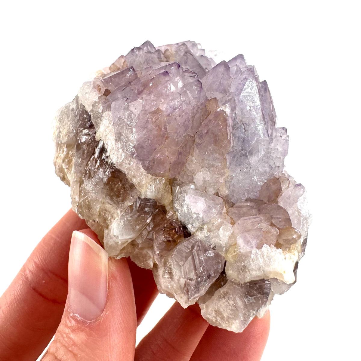 Spirit Quartz | Amethyst Crystal Cluster, Mineral Specimen from South Africa