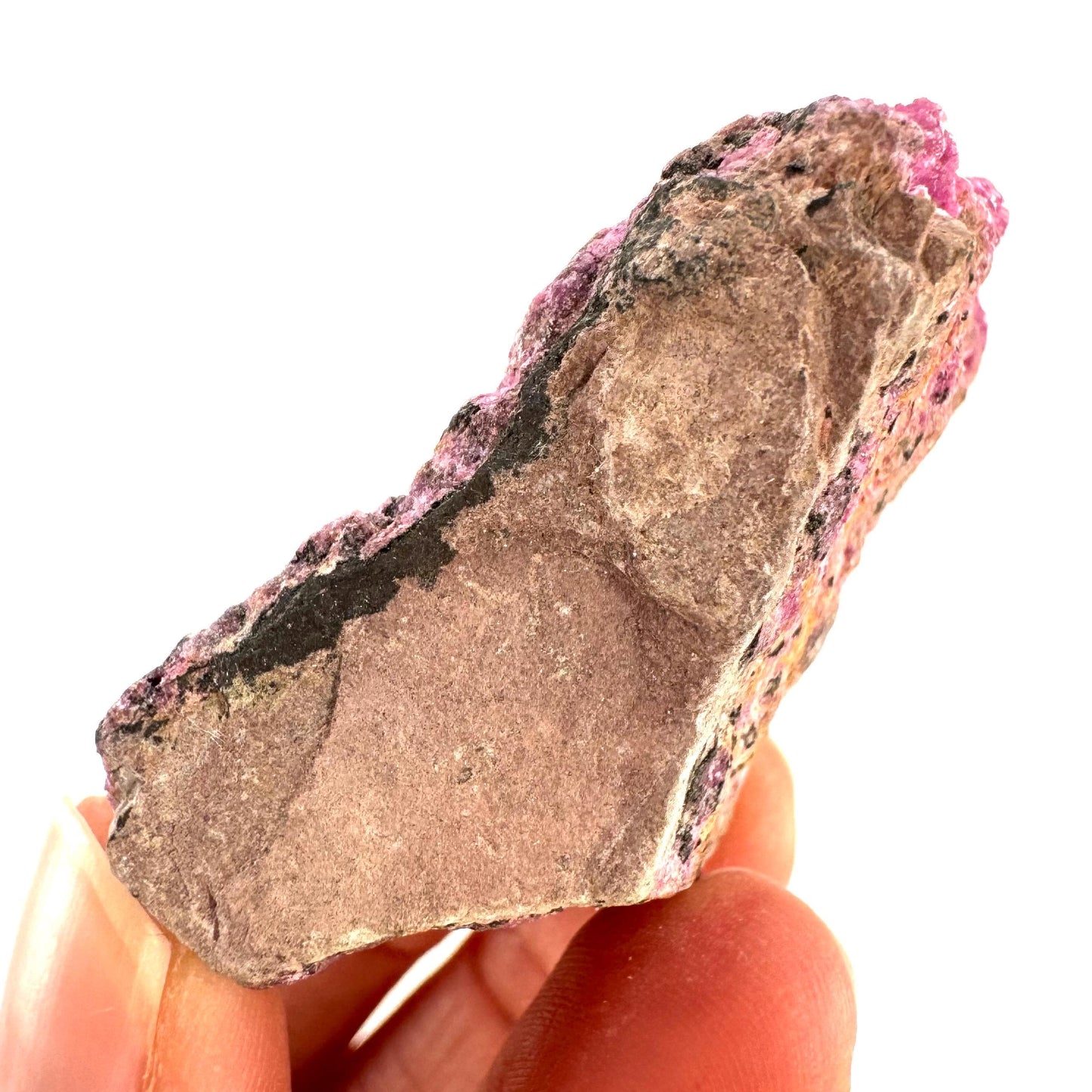 Cobaltoan Calcite | natural pink crystal cluster, mineral specimen