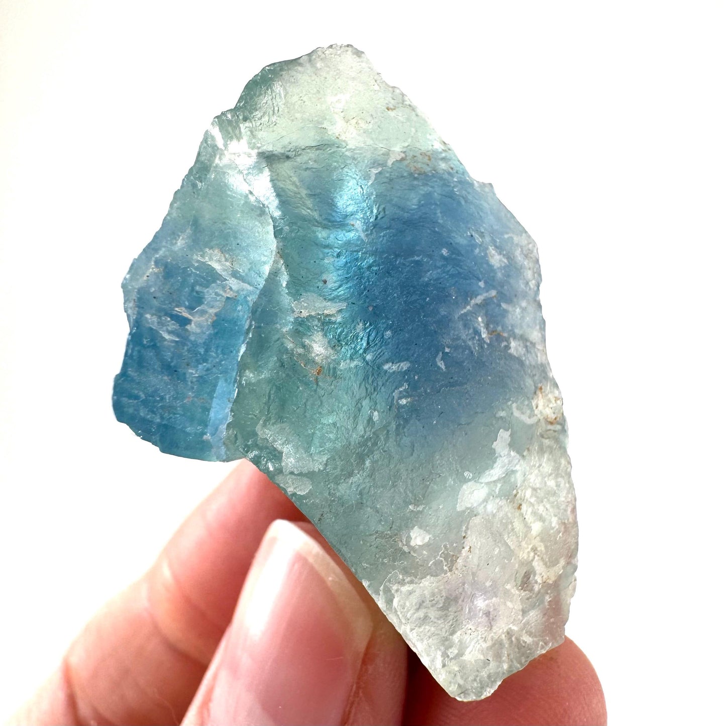 Okorusu Fluorite | blue crystal cluster, mineral specimen from Namibia
