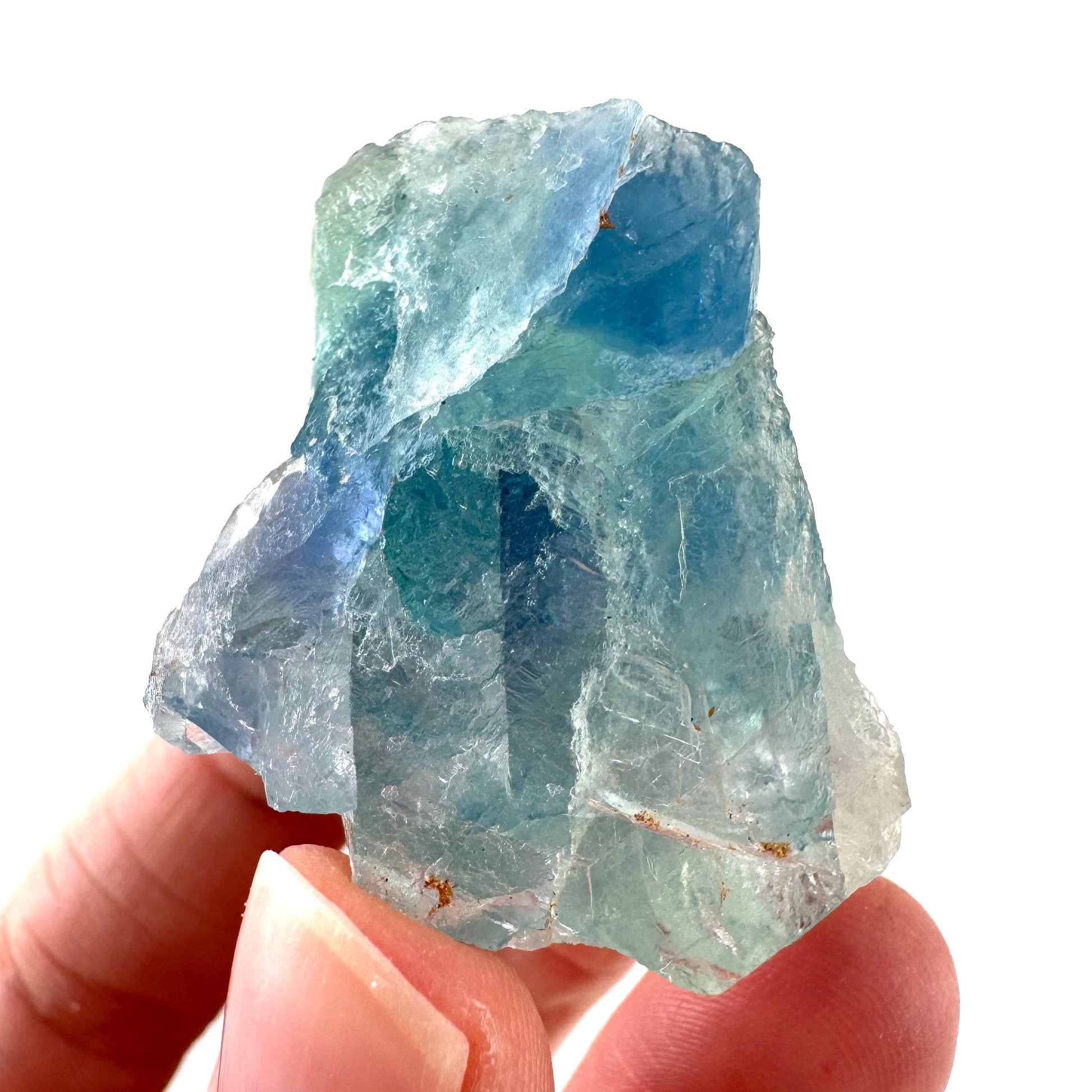 Okorusu Fluorite | blue crystal cluster, mineral specimen from Namibia