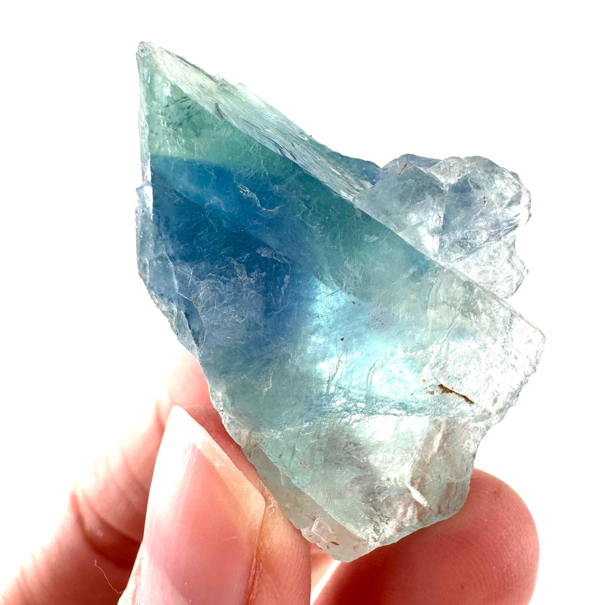 Okorusu Fluorite | blue crystal cluster, mineral specimen from Namibia