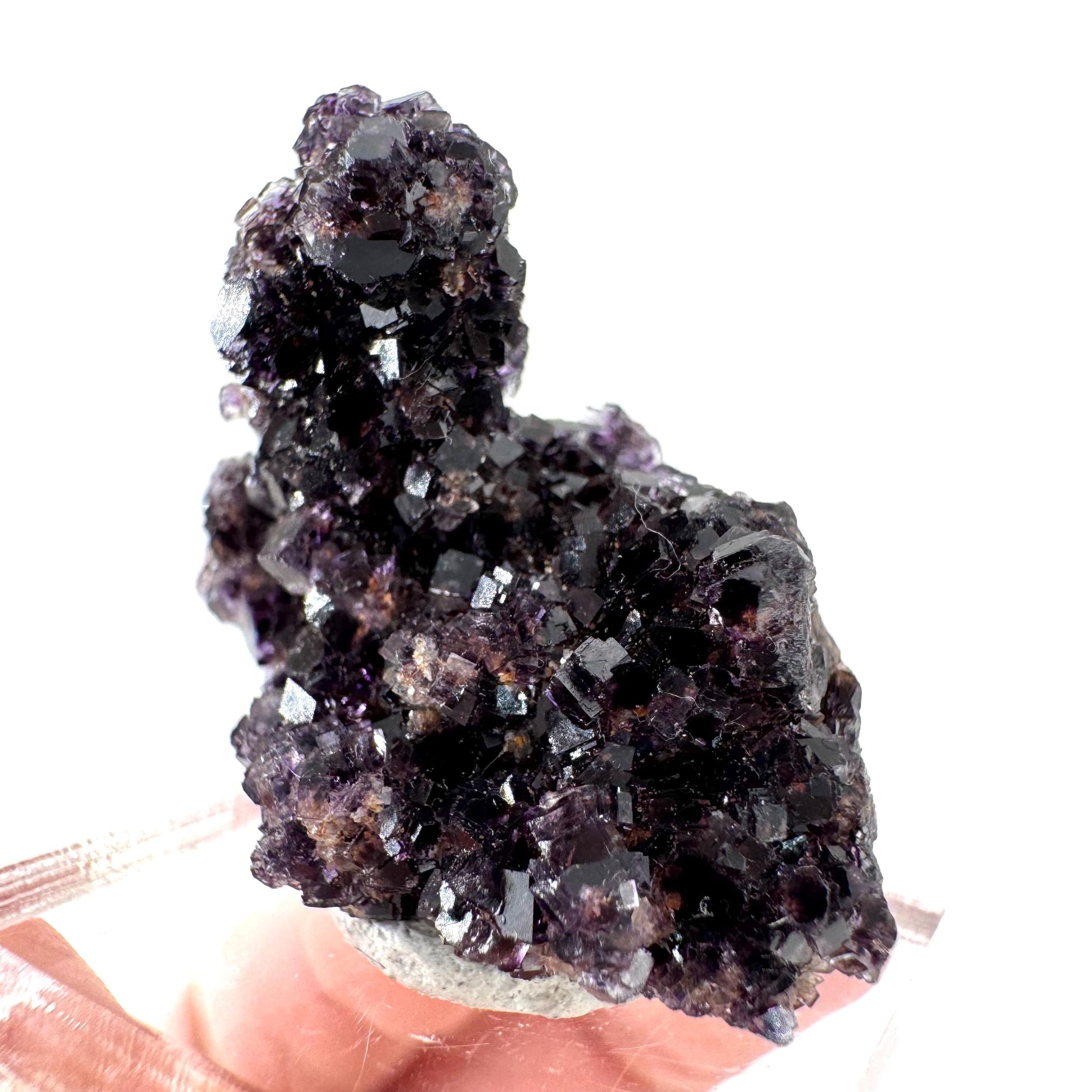 Okorusu Fluorite | purple crystal cluster, mineral specimen from Namibia