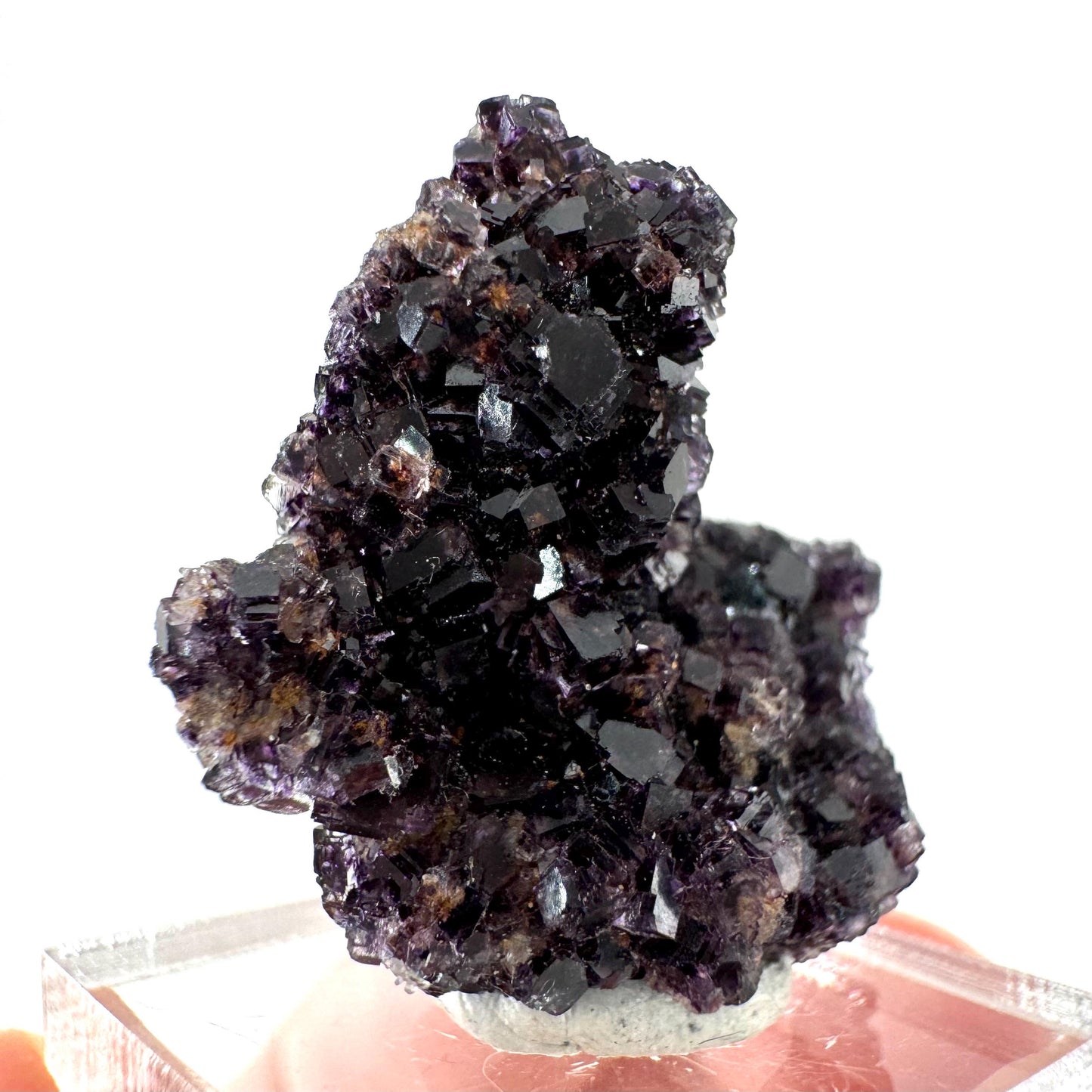 Okorusu Fluorite | purple crystal cluster, mineral specimen from Namibia
