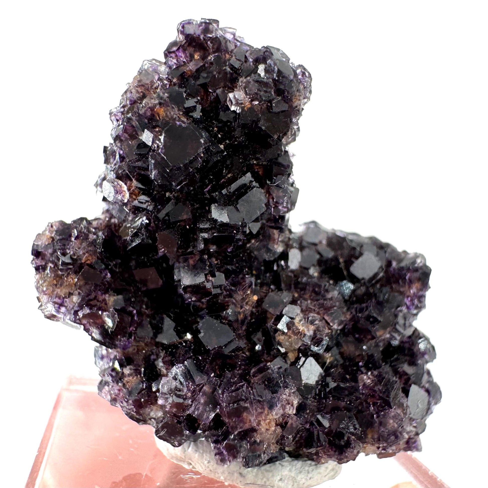 Okorusu Fluorite | purple crystal cluster, mineral specimen from Namibia