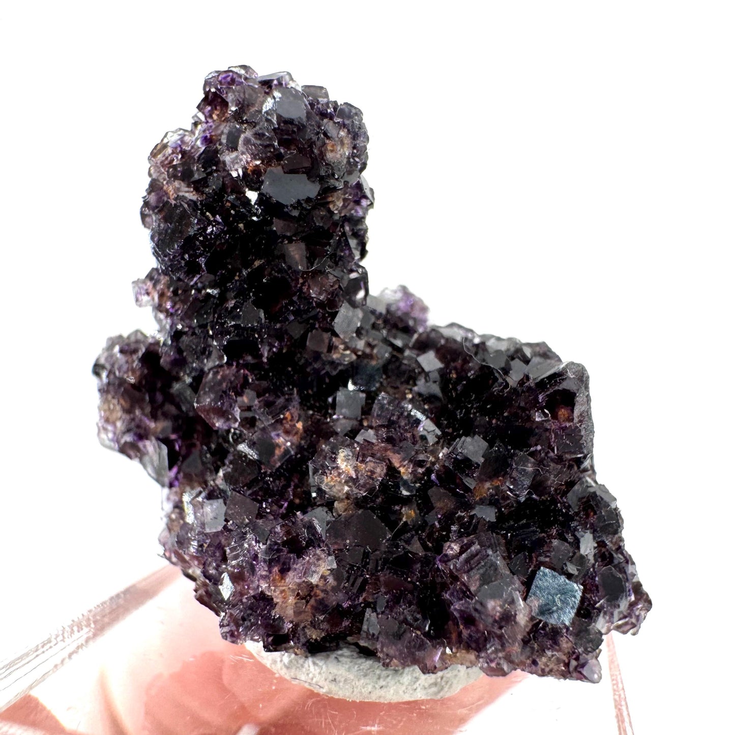 Okorusu Fluorite | purple crystal cluster, mineral specimen from Namibia