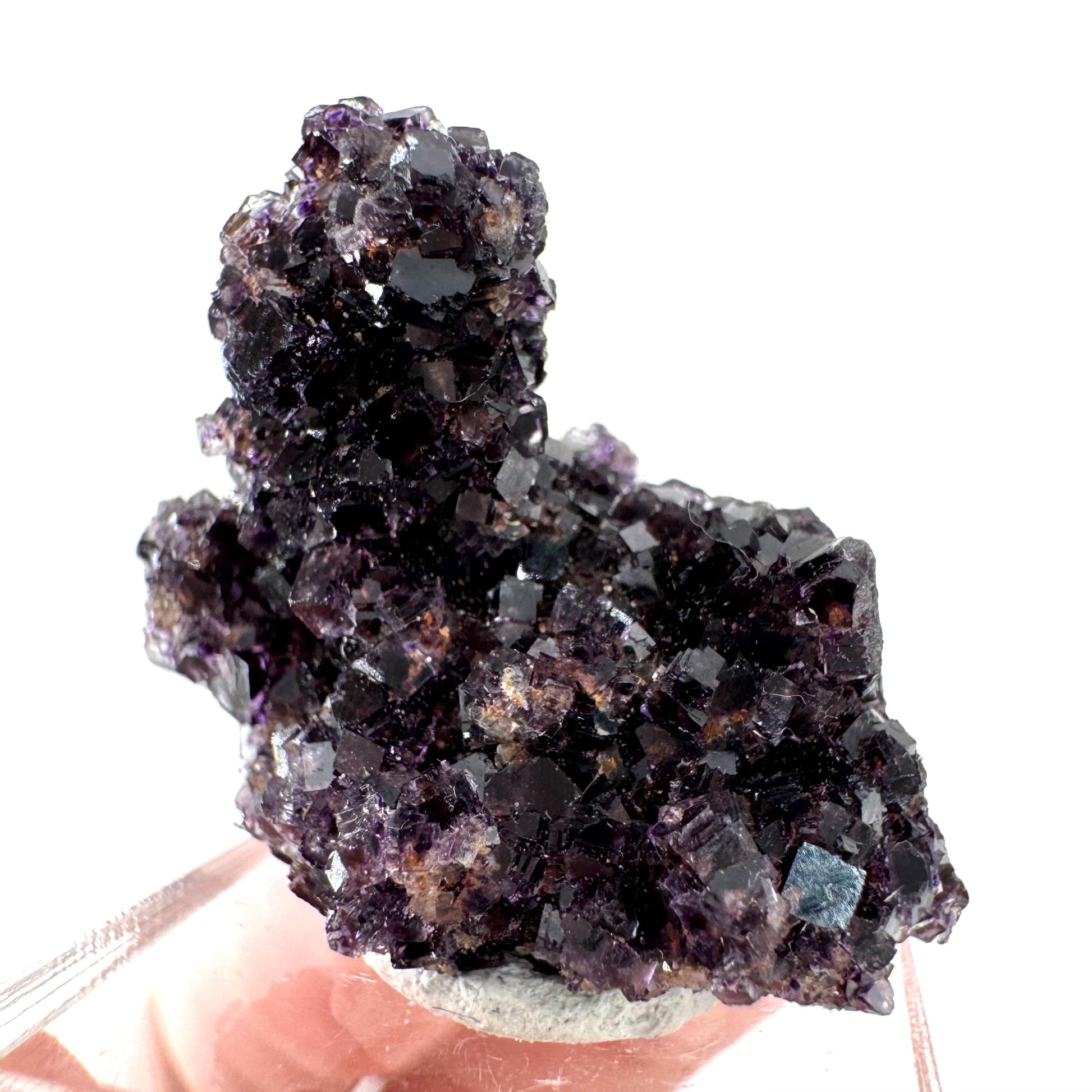 Okorusu Fluorite | purple crystal cluster, mineral specimen from Namibia