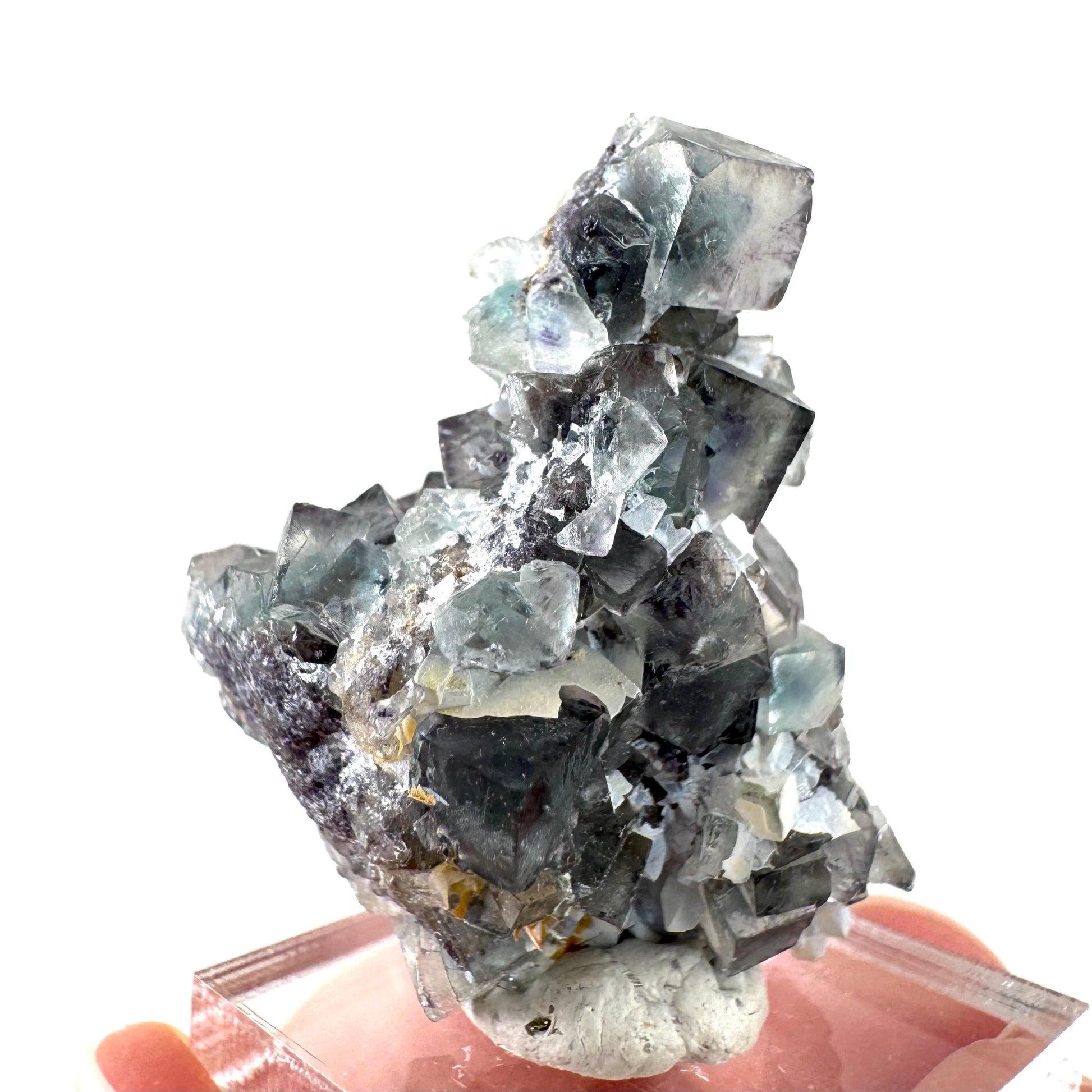 Okorusu Fluorite | blue crystal cluster, mineral specimen from Namibia