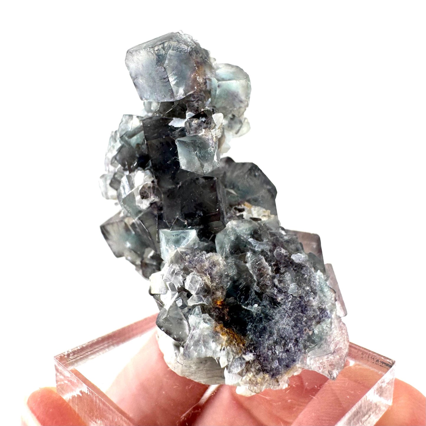 Okorusu Fluorite | blue crystal cluster, mineral specimen from Namibia