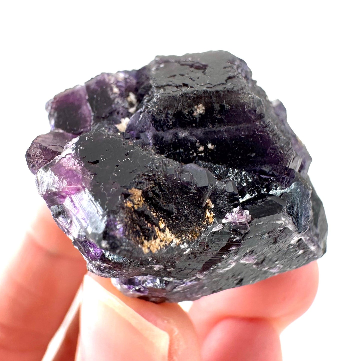 Okorusu Fluorite | purple crystal cluster, mineral specimen from Namibia