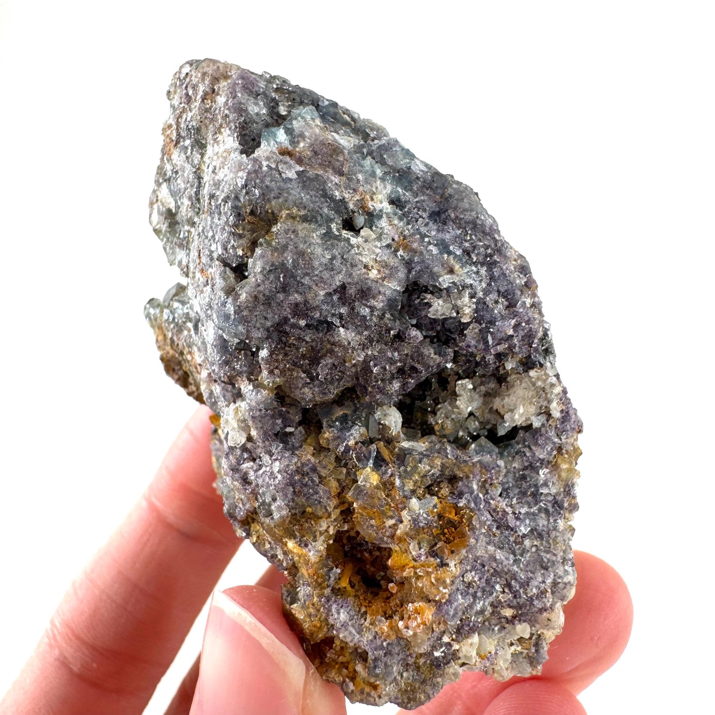 Okorusu Fluorite | blue & purple crystal cluster, mineral specimen from Namibia