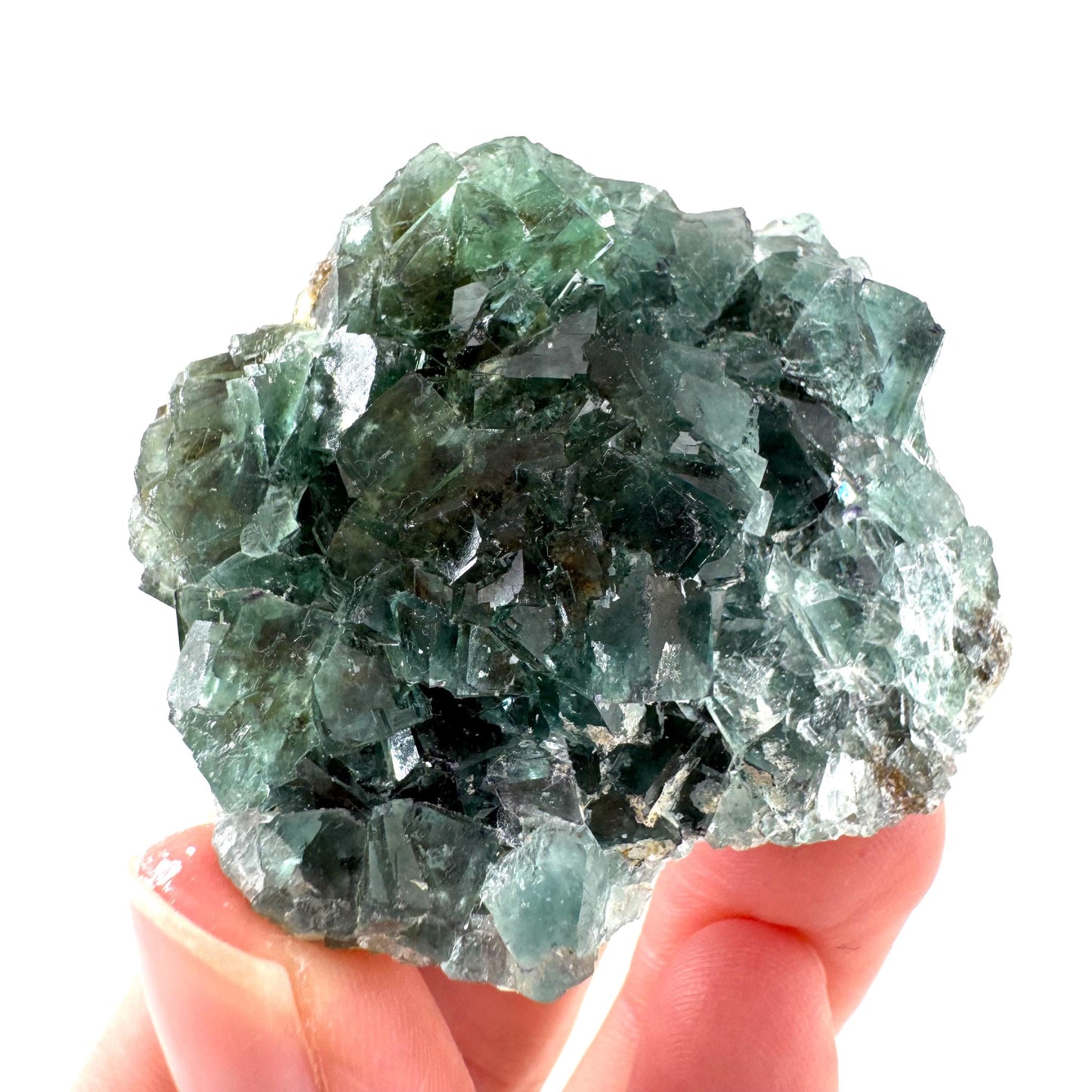 Okorusu Fluorite | green crystal cluster, mineral specimen from Namibia